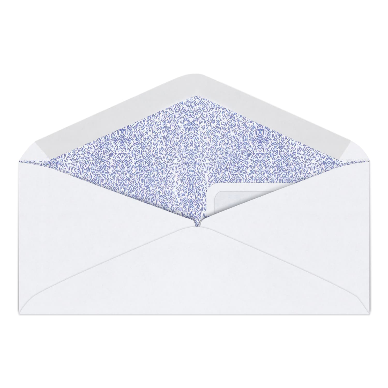 Office Depot Brand #9 Security Envelopes, Double Window, 3-7/8in x 8-7/8in, Gummed Seal, White, Box Of 500 - Image 4