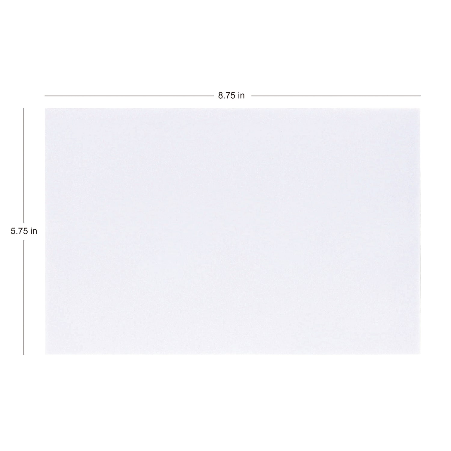 Office Depot Brand Greeting Card Envelopes, A9, 5-3/4in x 8-3/4in, Clean Seal, White, Box Of 100 - Image 3