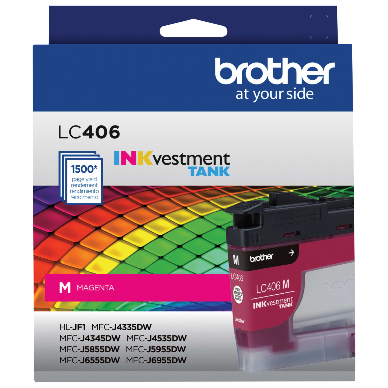 Brother LC406 INKvestment Magenta Ink Tank, LC406M - Image 3
