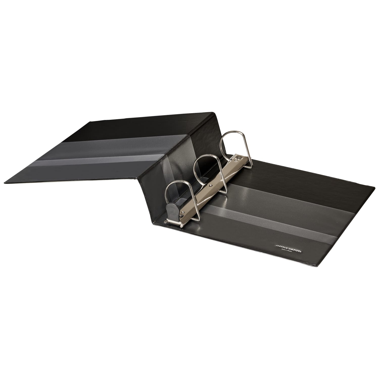 Office Depot Heavy-Duty View 3-Ring Binder, 3in D-Rings, Black, 49% Recycled, Pack Of 2 - Image 5