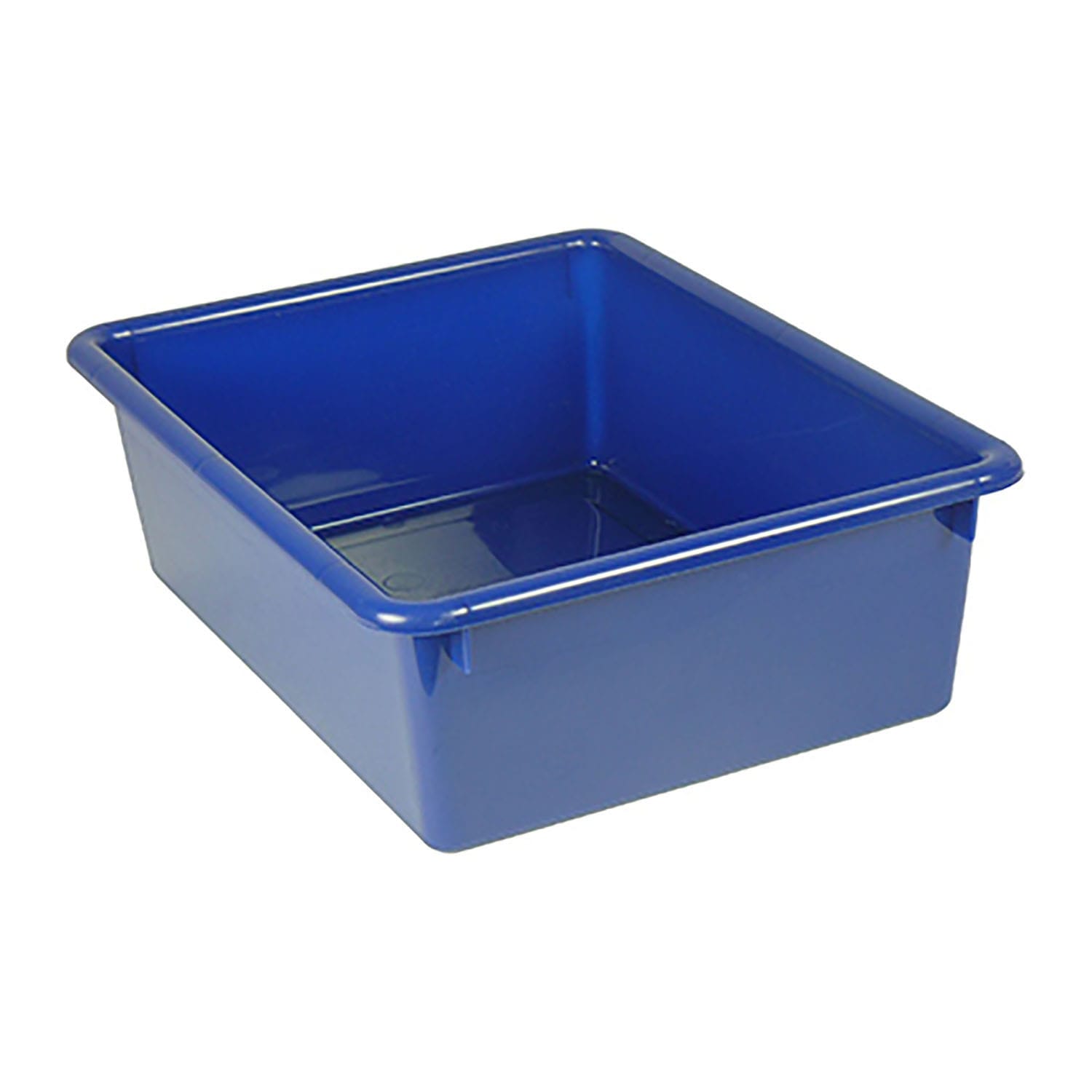 Romanoff Products Double Stowaway Trays, 5-1/2inH x 13-1/2inW x 16inD, Blue, Pack Of 3 Trays - Image 3