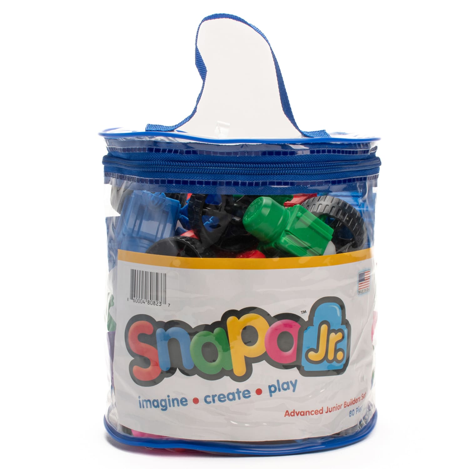 Snapo Jr. Building Blocks, Advanced Builders Kit, 80 Pieces - Image 3
