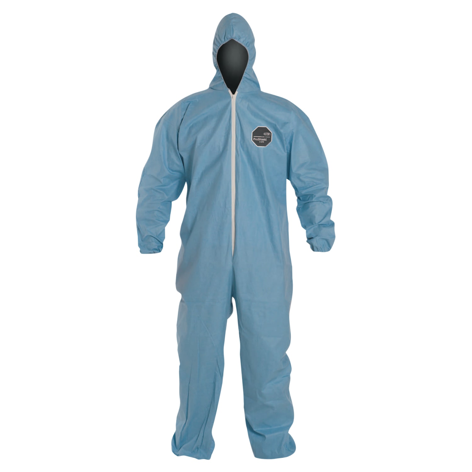 DuPont ProShield 6 SFR Coveralls With Attached Hood, 4XL, Blue, Pack Of 25 - Image 3