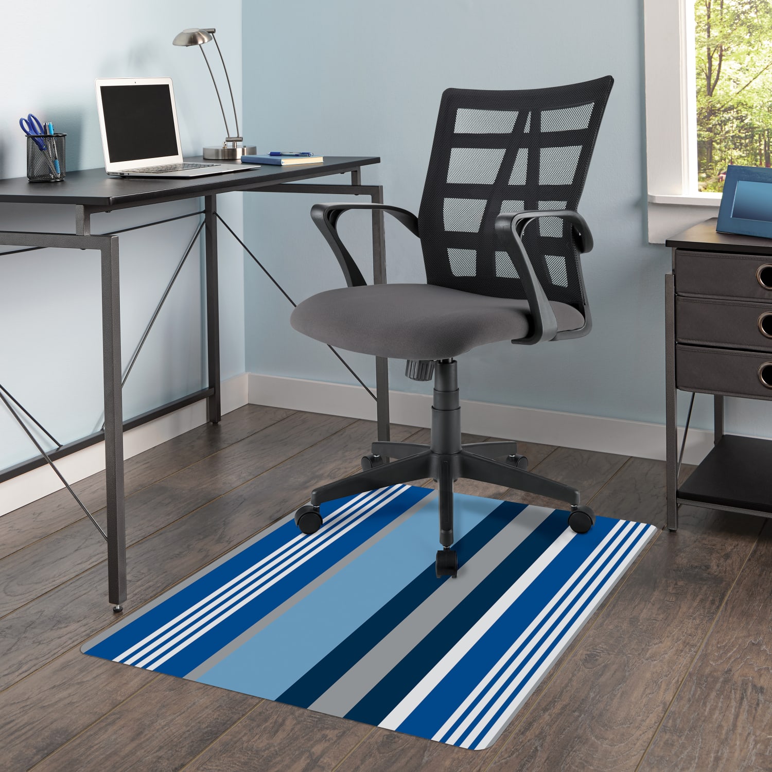Realspace Jaxby Mesh Mid Back Task Office Chair BlackGray BIFMA Compliant PopularChairscom