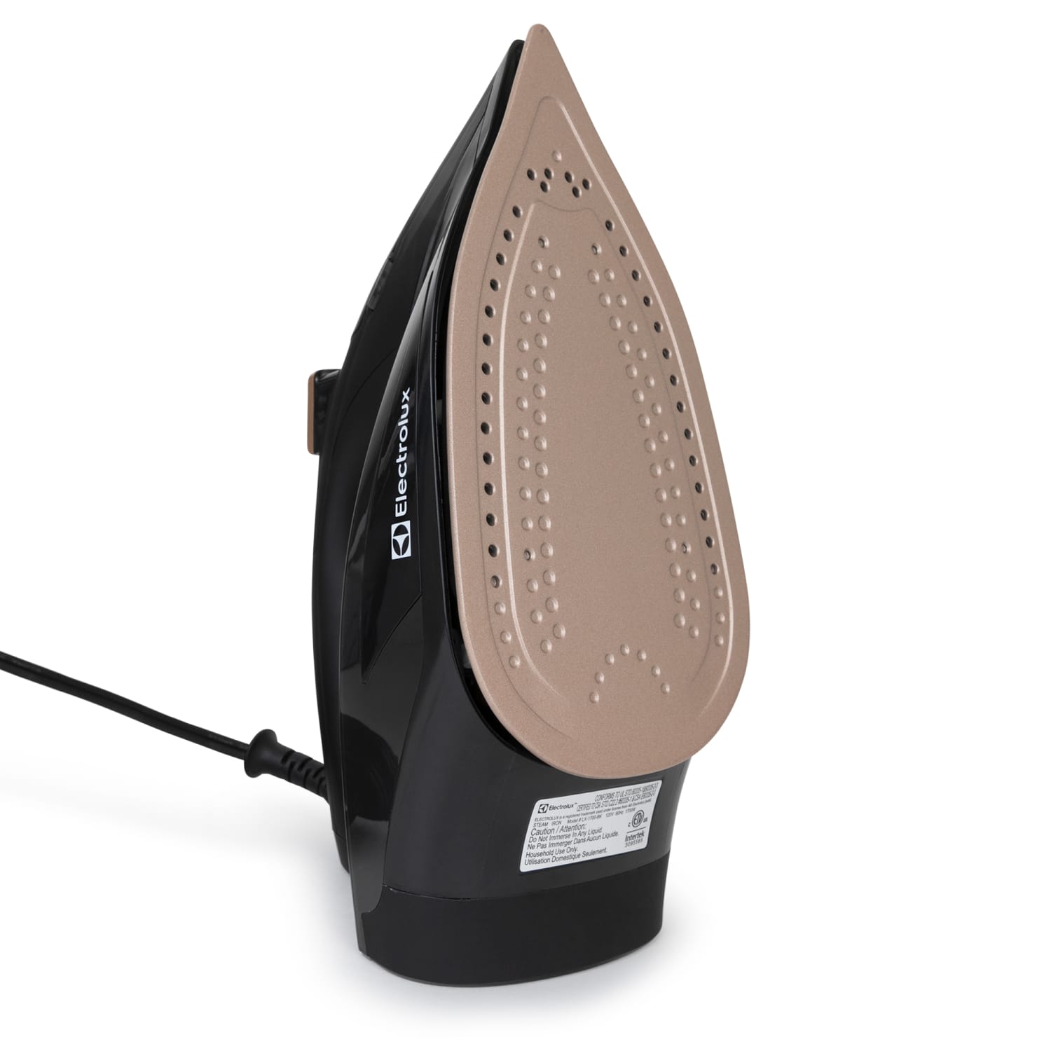Electrolux Essential 1700W Iron, 13inH x 6-3/4inW x 5-1/2inD, Black - Image 3