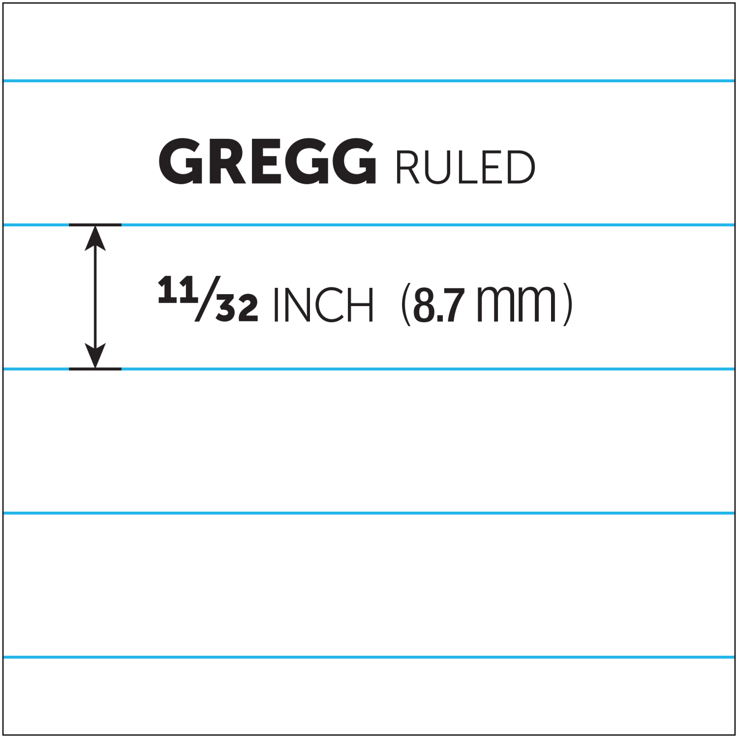 Office Depot Brand Professional Steno Book, 6in x 9in, Gregg Ruled, 100 Sheets, White - Image 5