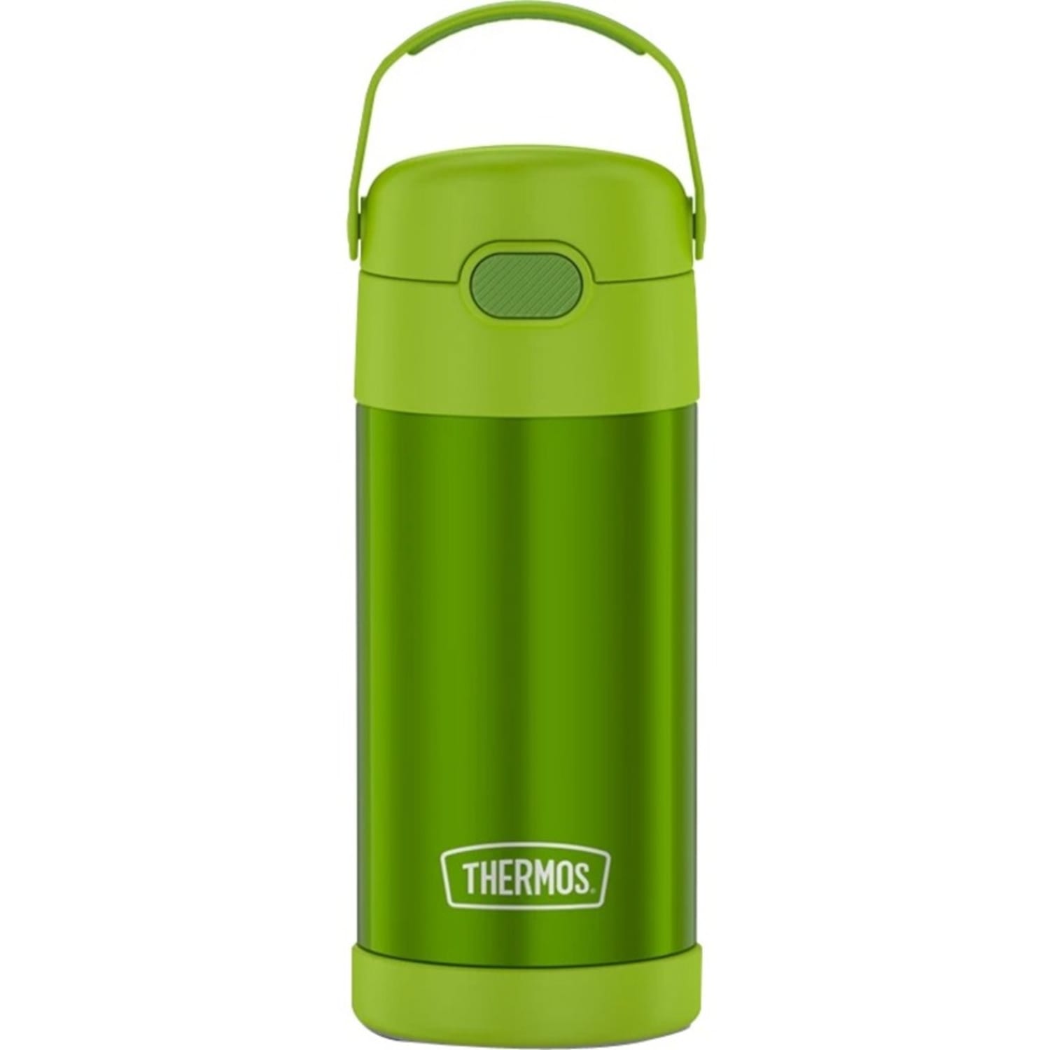 Thermos FUNtainer Water Bottle 12Oz - 12 fl oz - Lime, Green - Stainless Steel, Silicone - Image 4