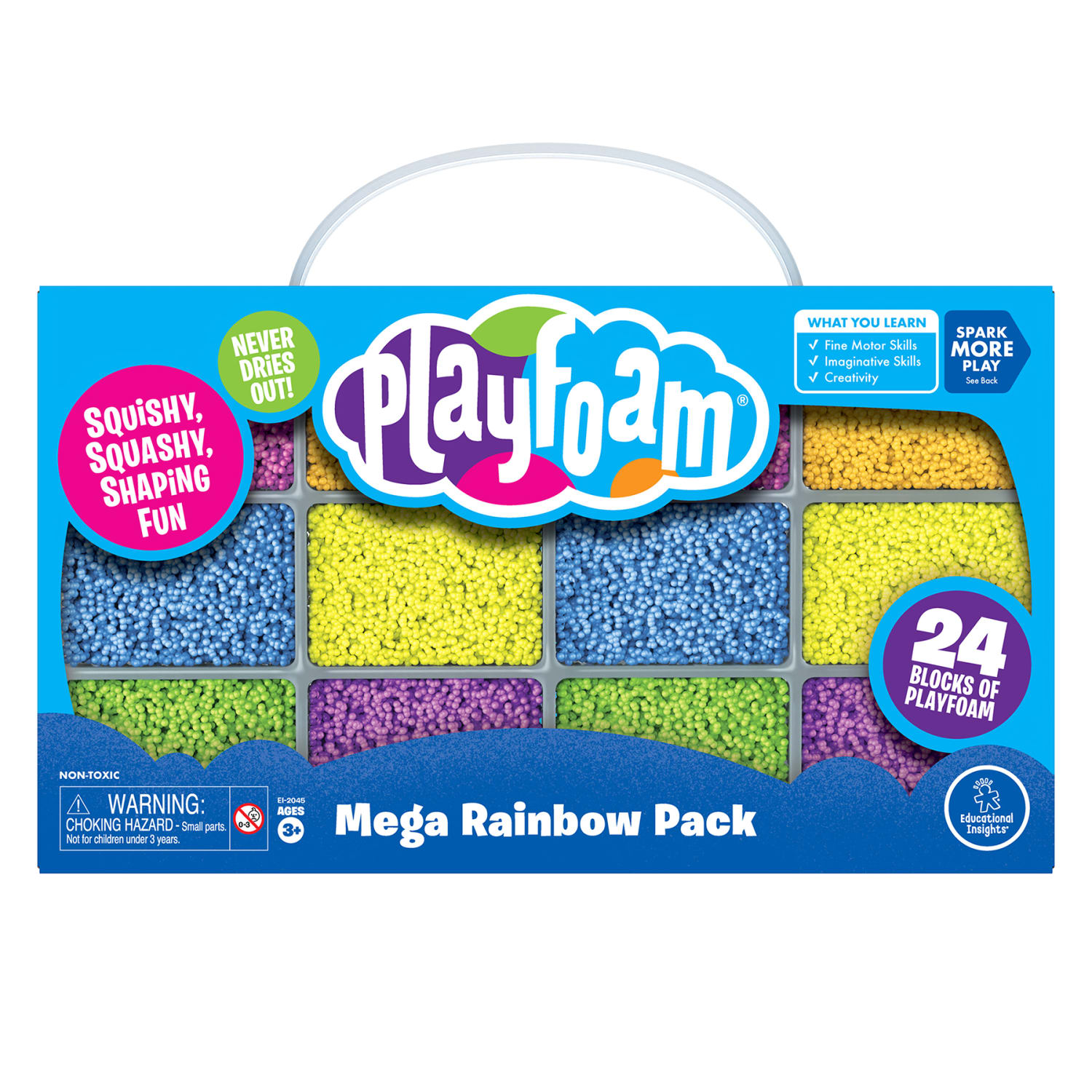 Educational Insights Playfoam Mega Rainbow Pack, Multicolor - Image 3
