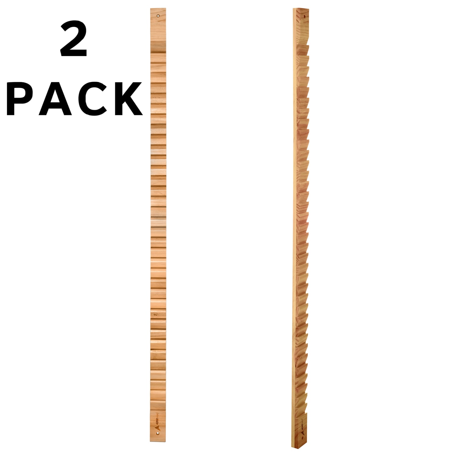 Alpine AdirMed Finger & Shoulder Ladders, 53-15/16inH x 2inW x 1inD, Pine, Pack Of 2 Ladders - Image 4