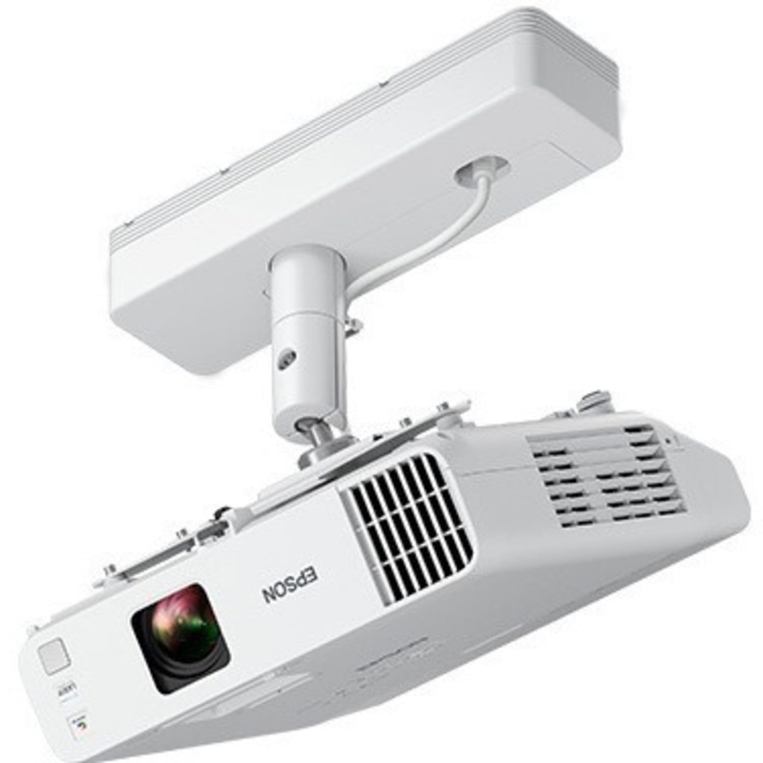 Epson PowerLite L260F 3LCD Projector - 21:9 - Ceiling Mountable - 1920 x 1080 - Front - 1080p - 20000 Hour Normal Mode - 30000 Hour Economy Mode - Full HD - 2,500,000:1 - 4600 lm - HDMI - USB - Wireless LAN - Network (RJ-45) - Image 5