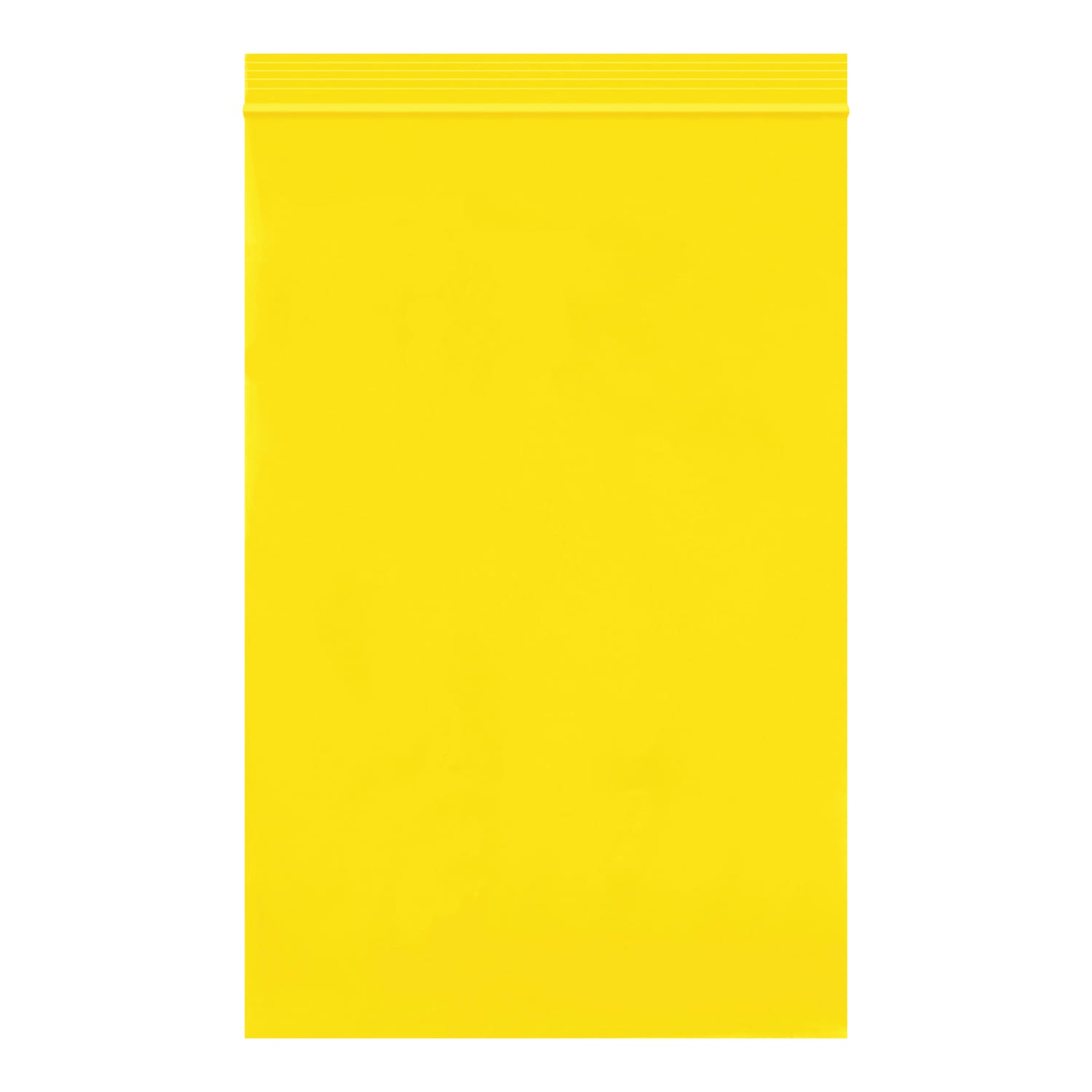 Partners Brand 2 Mil Colored Reclosable Poly Bags, 6in x 9in, Yellow, Case Of 1000