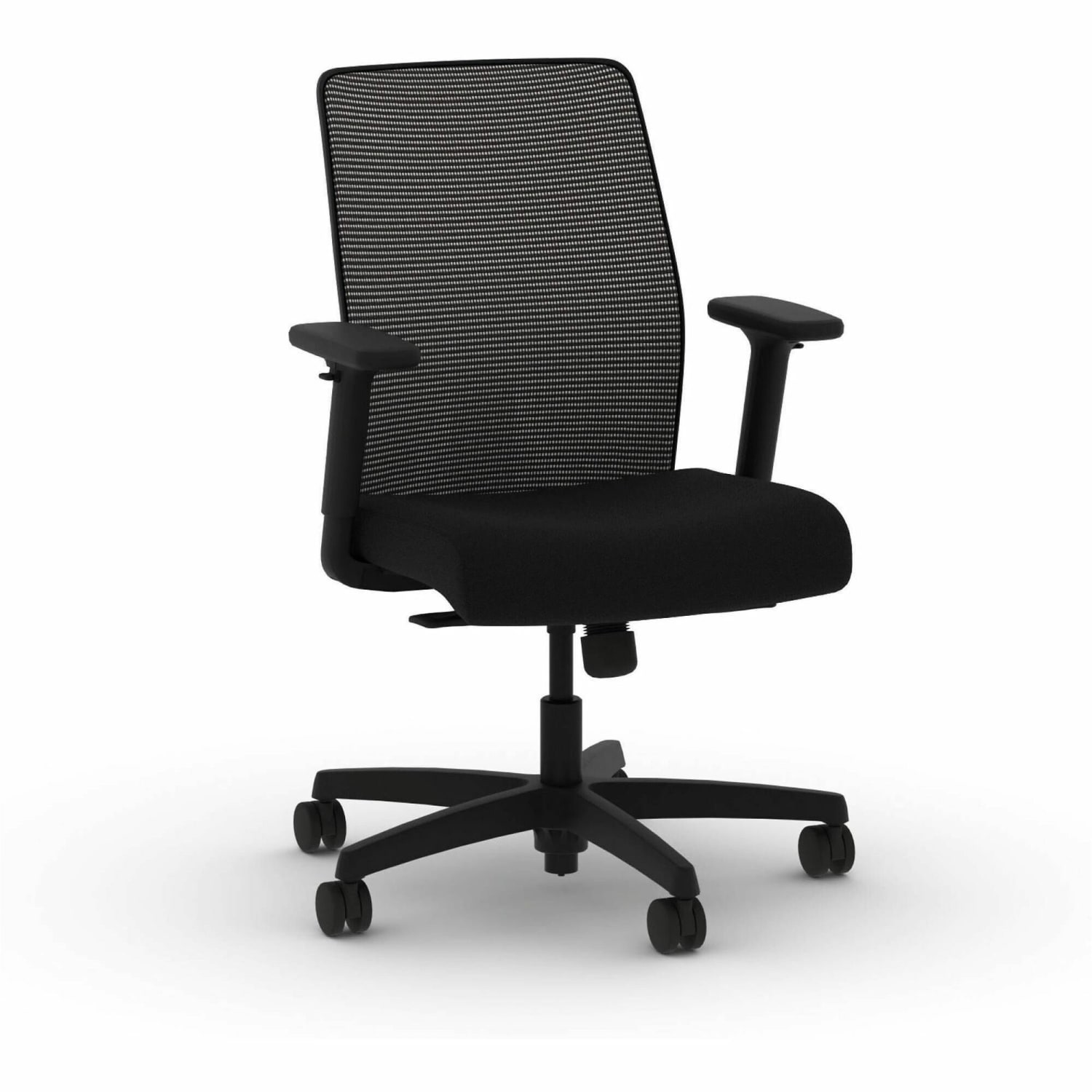 HON Ignition Fabric High-Back Task Chair, 41% Recycled, Black - Image 4