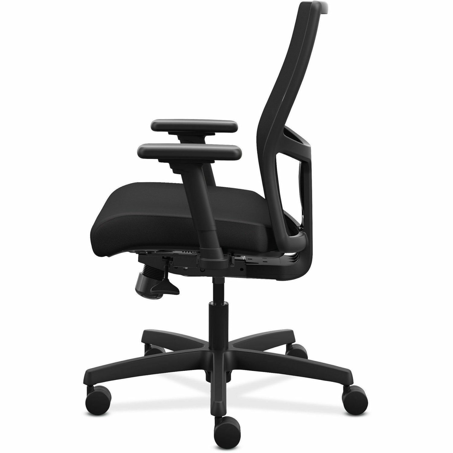 HON Ignition Fabric High-Back Task Chair, 41% Recycled, Black - Image 6