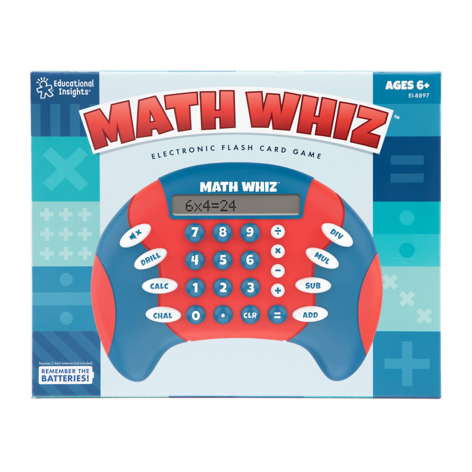 Educational Insights Math Whiz Handheld Electronic Math Game - Image 4
