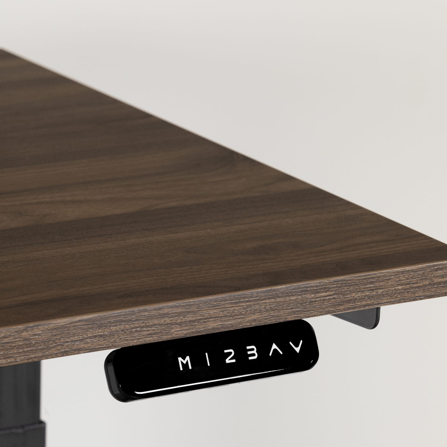 South Shore Ezra Electric Adjustable-Height Standing Desk, 48-3/4inH x 59-1/2inW x 27-1/2inD, Natural Walnut/Matte Black - Image 5