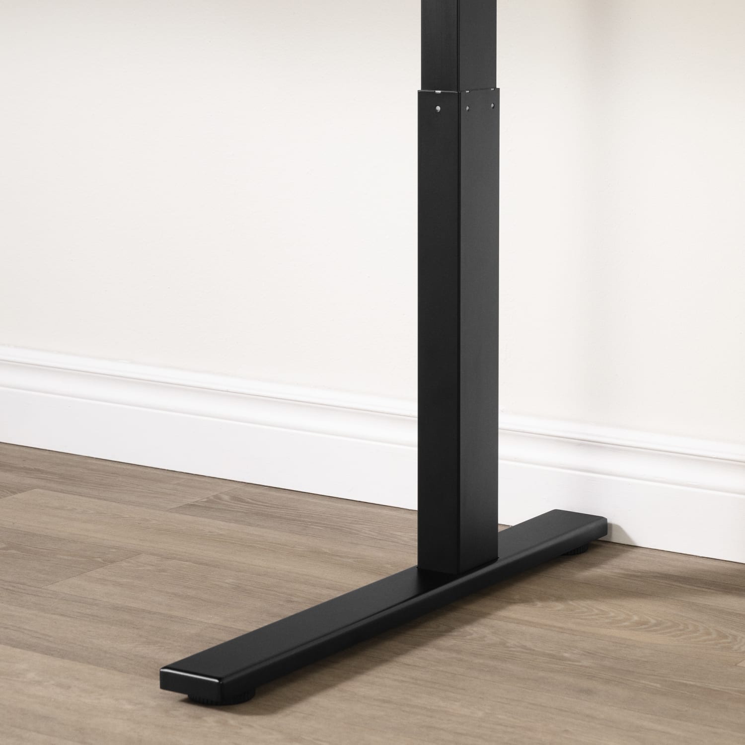 South Shore Ezra Electric Adjustable-Height Standing Desk, 48-3/4inH x 59-1/2inW x 27-1/2inD, Natural Walnut/Matte Black - Image 6