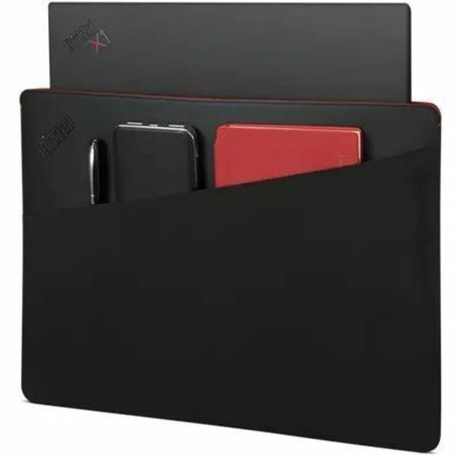 Lenovo Carrying Case (Sleeve) for 13in to 14in Notebook - Black - Plastic Body - Vegan Leather, Nylon Exterior Material - Image 5