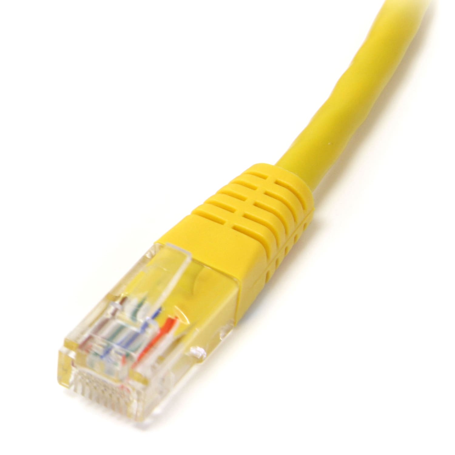 StarTech.com 10 ft Yellow Molded Cat5e UTP Patch Cable  - 10ft Cat5e Patch Cable - 10ft Cat 5e Patch Cable - M45PATCH10YL - Image 3