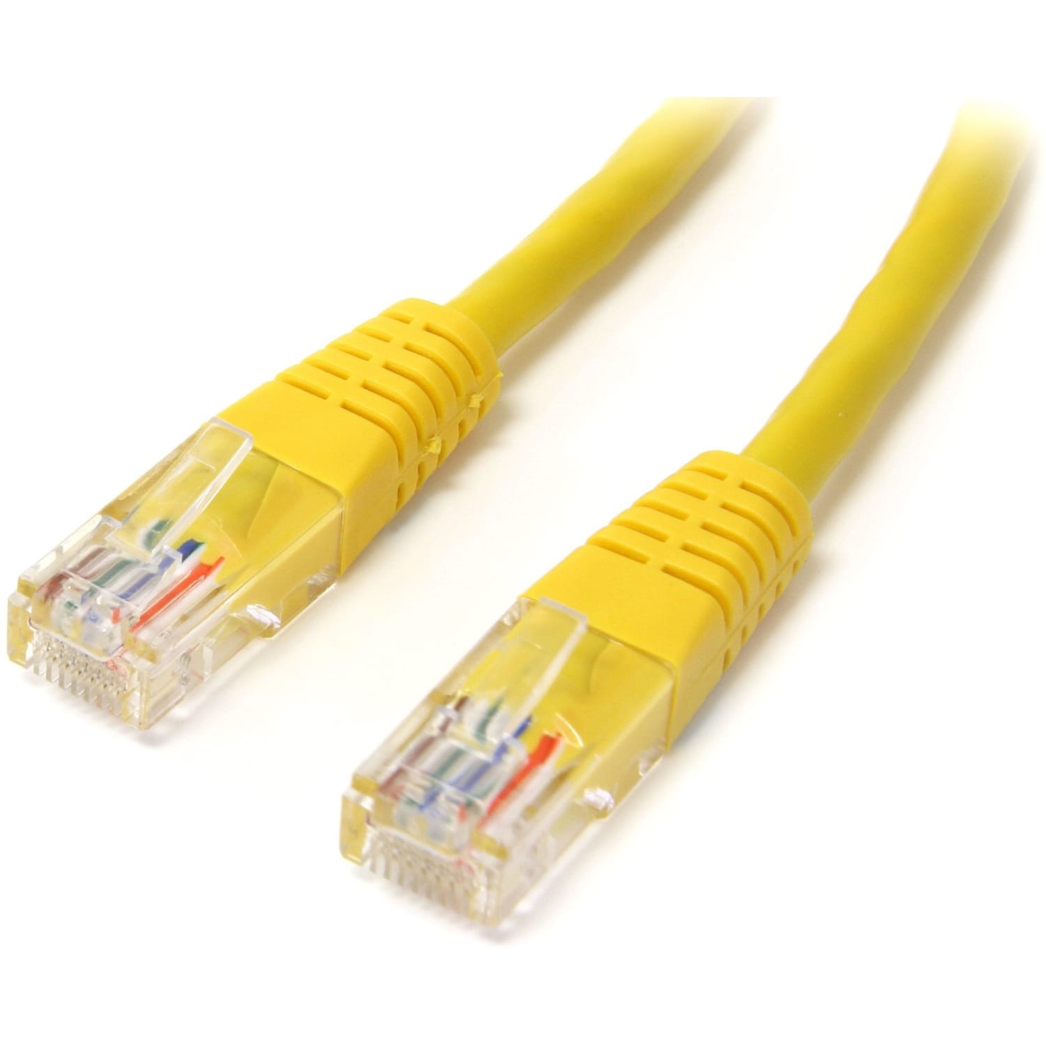 StarTech.com 10 ft Yellow Molded Cat5e UTP Patch Cable  - 10ft Cat5e Patch Cable - 10ft Cat 5e Patch Cable - M45PATCH10YL - Image 4