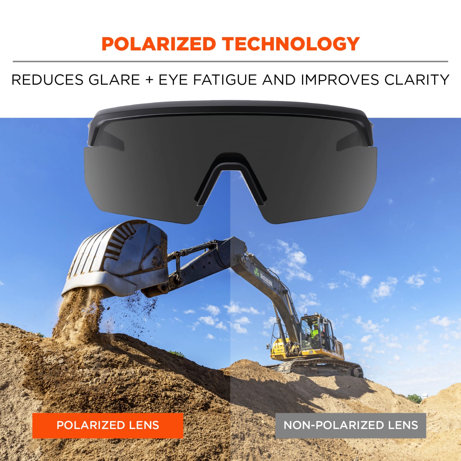 Ergodyne Skullerz AEGIR-AFASPZ Anti-Scratch And Enhanced Anti-Fog Safety Glasses, 1 Size, Matte Black/Smoke Lens - Image 5