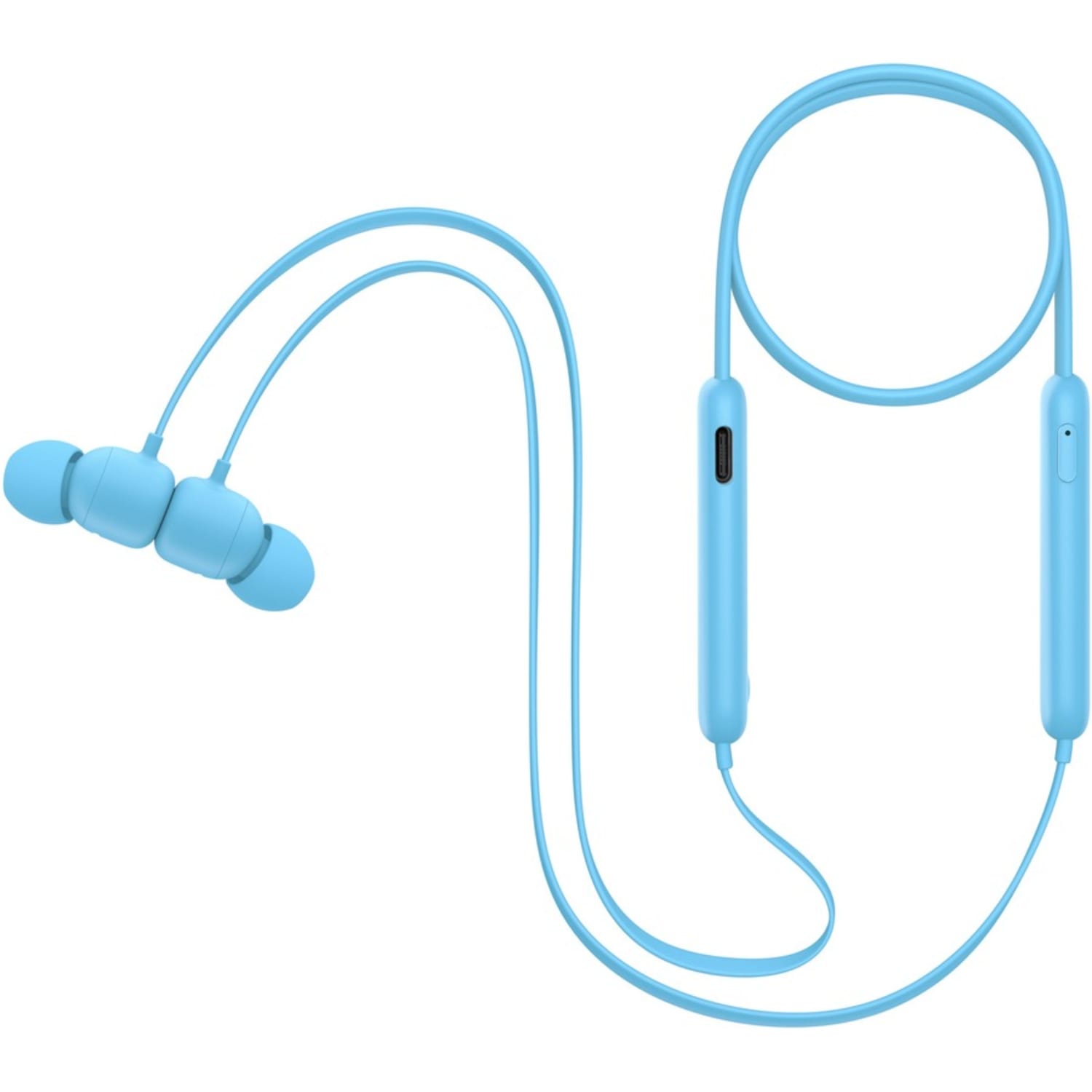Beats by Dr. Dre Flex - All-Day Wireless Earphones - Flame Blue - Stereo - Wireless - Bluetooth - Earbud, Behind-the-neck - Binaural - In-ear - Flame Blue - Image 4