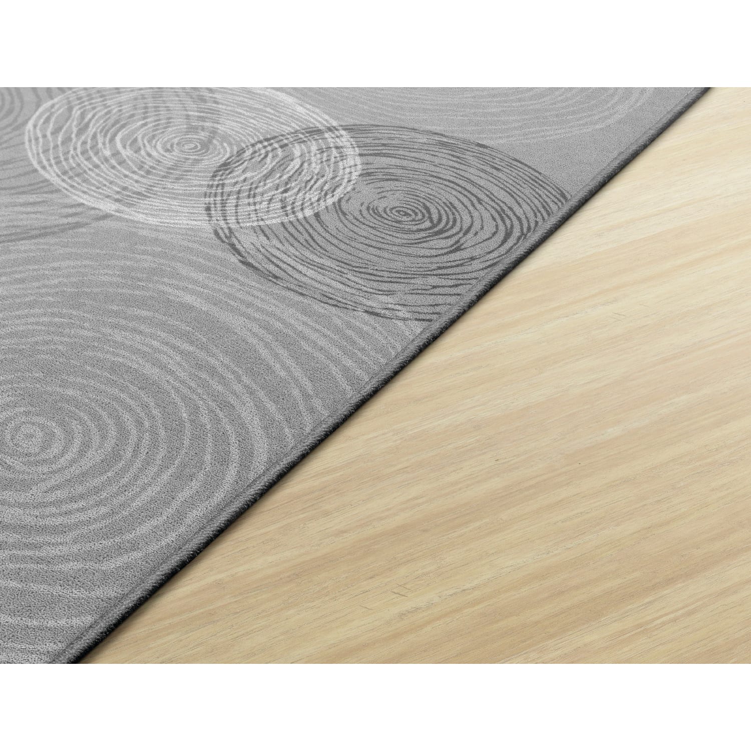 Flagship Carpets Kaleidoscope Rectangular Rug, 48in x 72in, Gray - Image 3