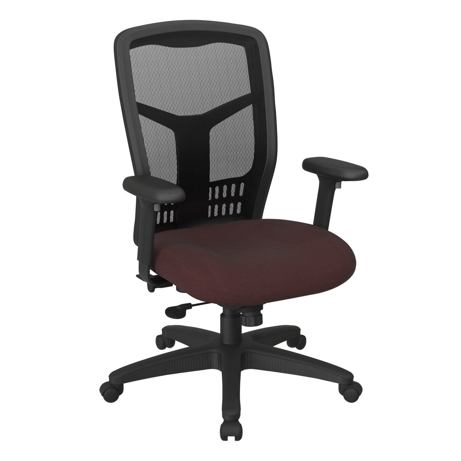 Office Star ProGrid Mesh High Back Managers Chair Icon Burgundy PopularChairscom