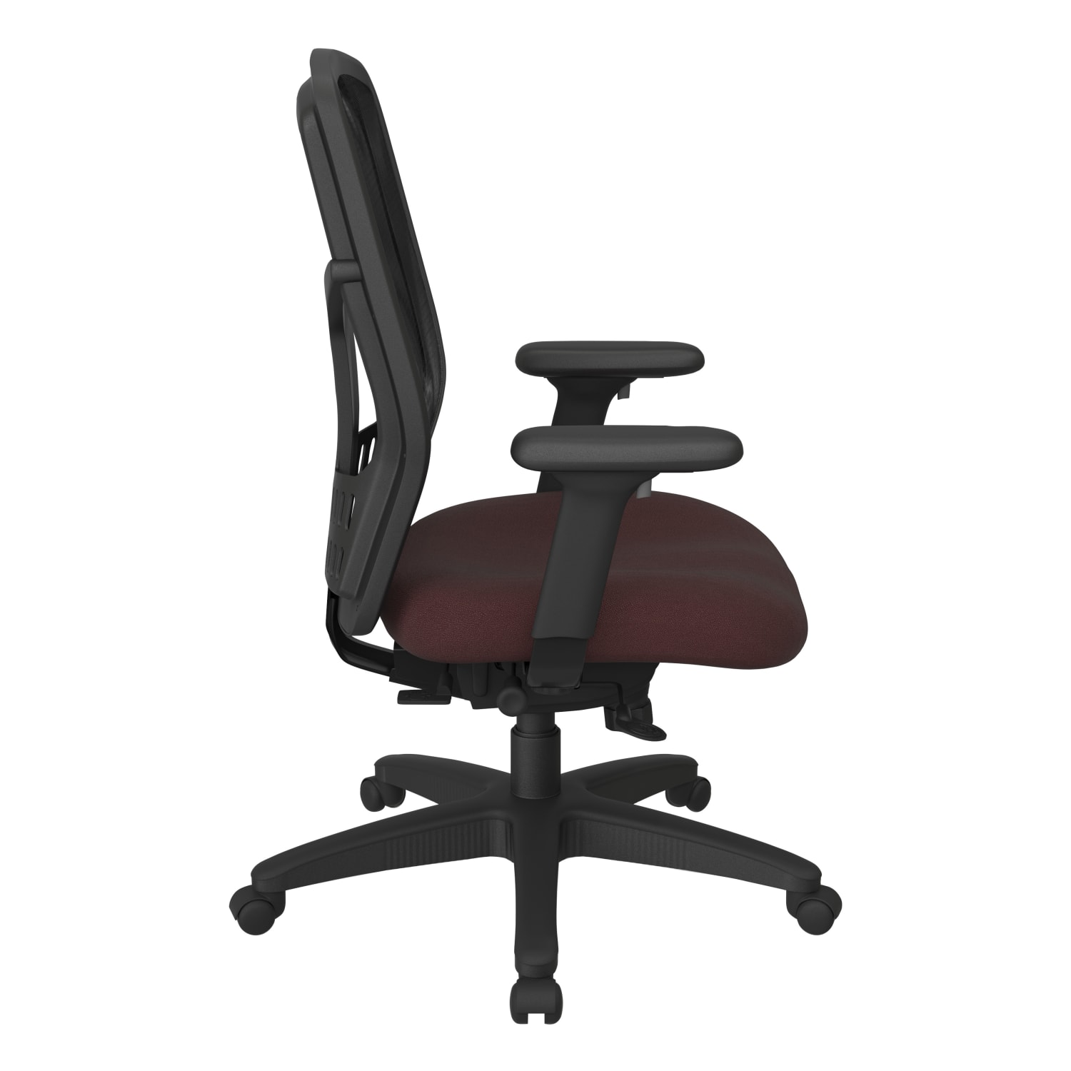 Office Star ProGrid Mesh High-Back Managers Chair, Icon Burgundy - Image 3