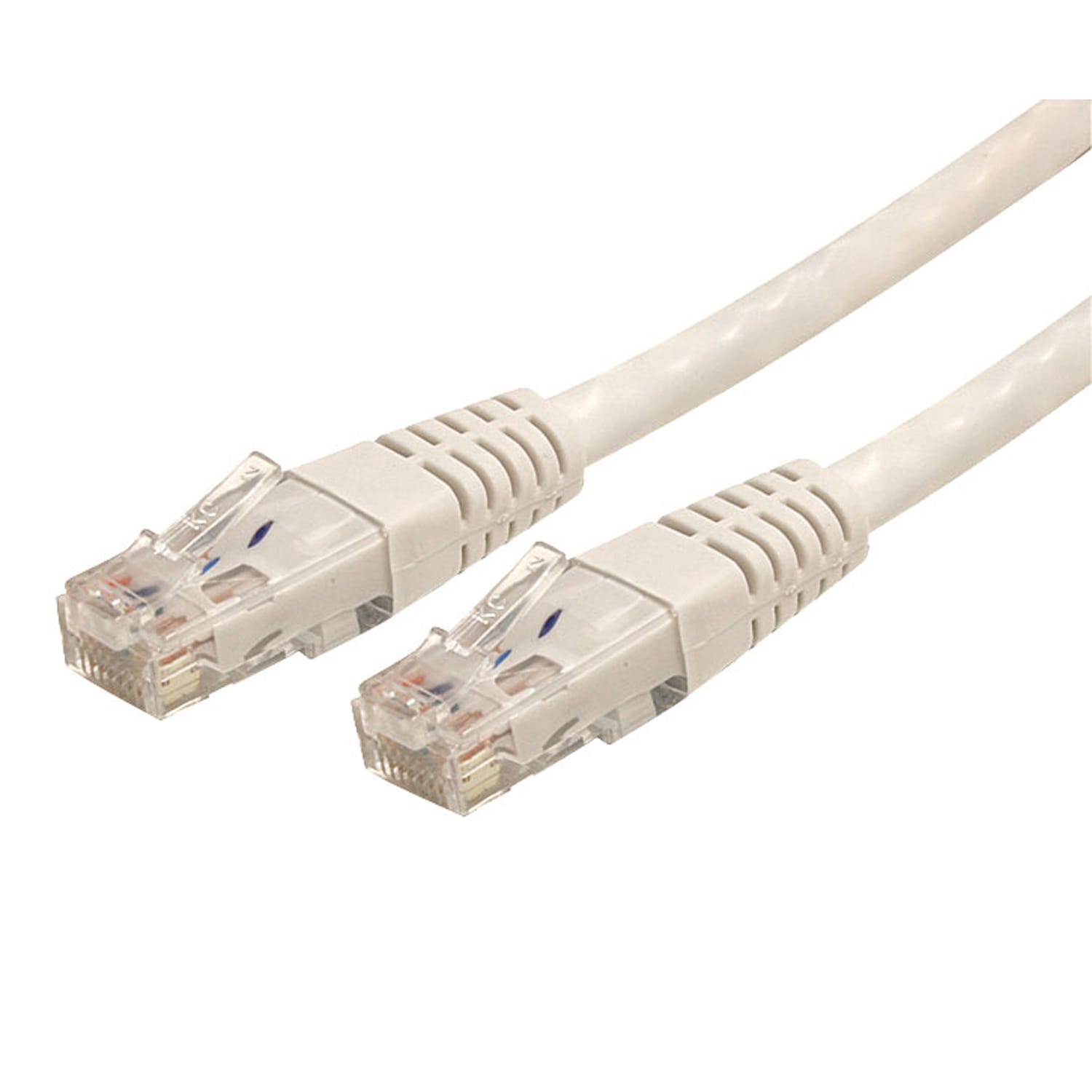 StarTech.com 6ft CAT6 Ethernet Cable - White Molded Gigabit - 100W PoE UTP 650MHz - Category 6 Patch Cord UL Certified Wiring/TIA - C6PATCH6WH