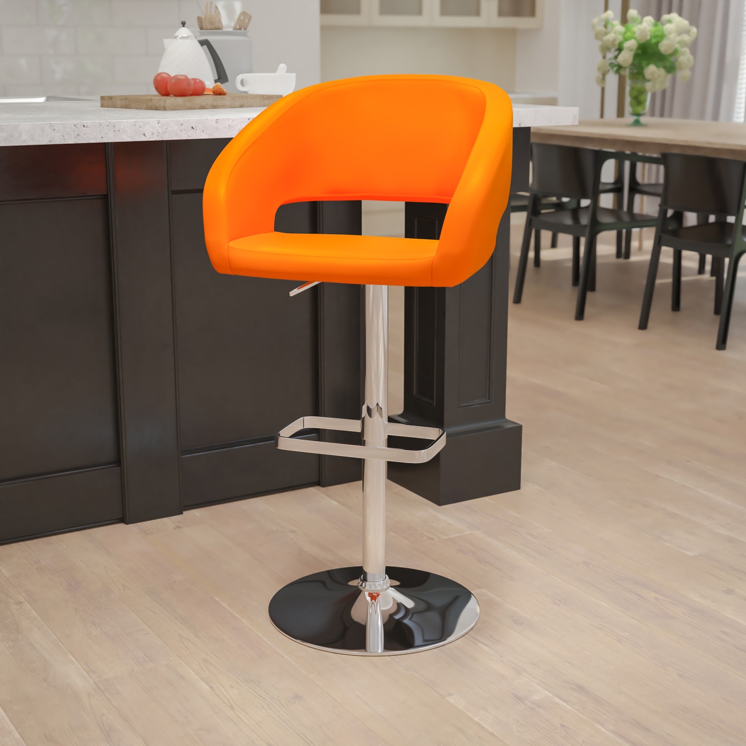 Orange/Chrome