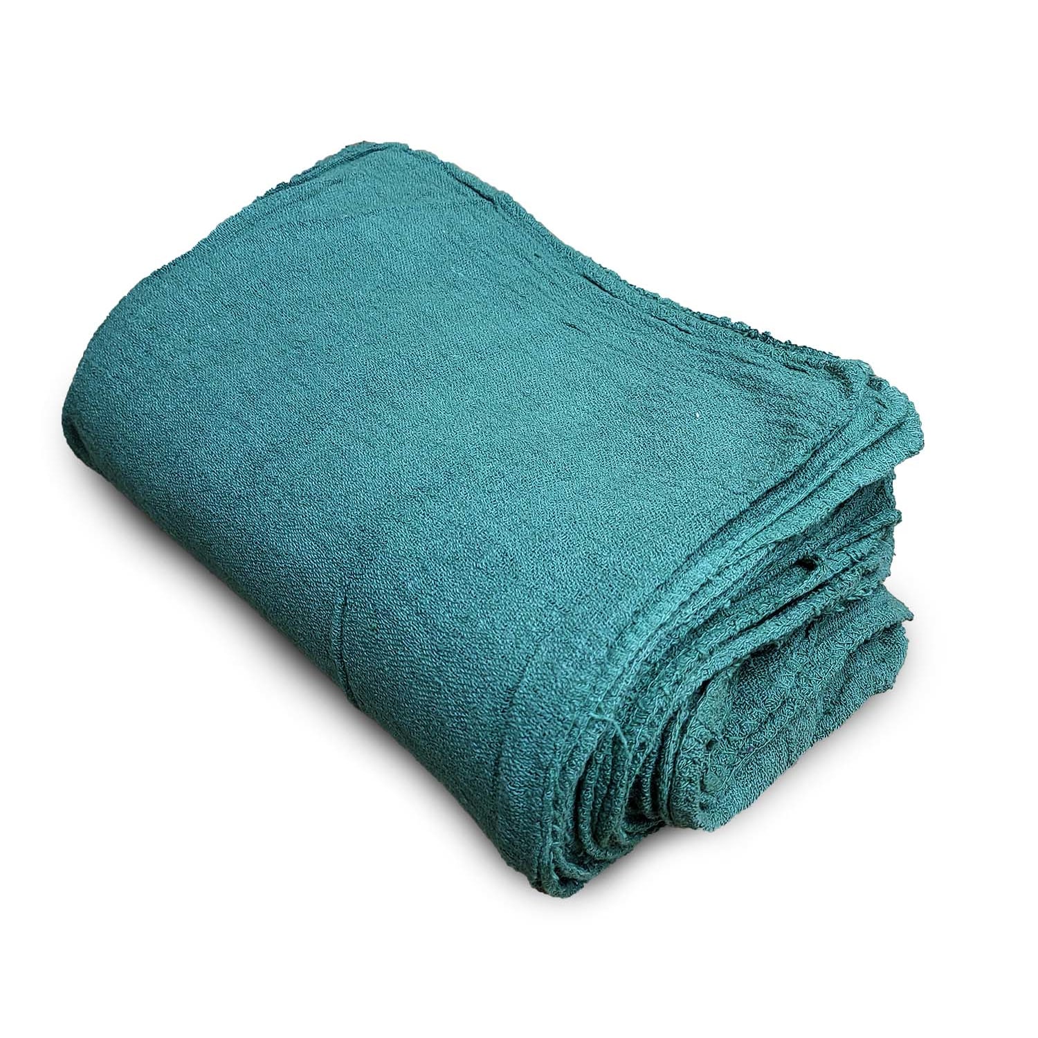 Pro-Clean Basics Industrial-Grade Shop Towels, 10in x 12in, Green, Pack Of 12,500 Towels