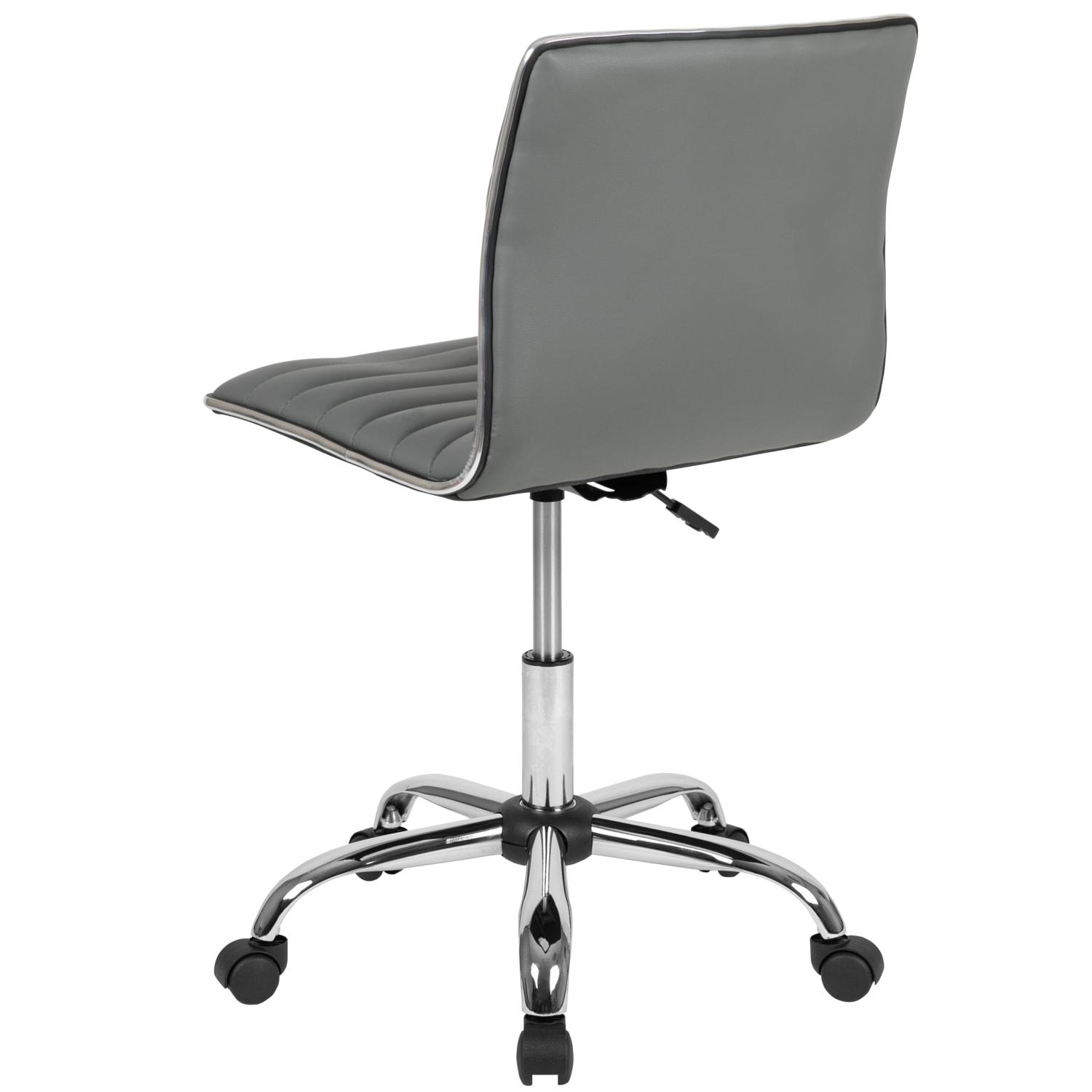 Flash Furniture Vinyl LowBack Swivel Armless Task Chair Light GrayGray PopularChairscom Flash Furniture Vinyl Low Back Swivel Armless Task Chair Light GrayGray PopularChairscom