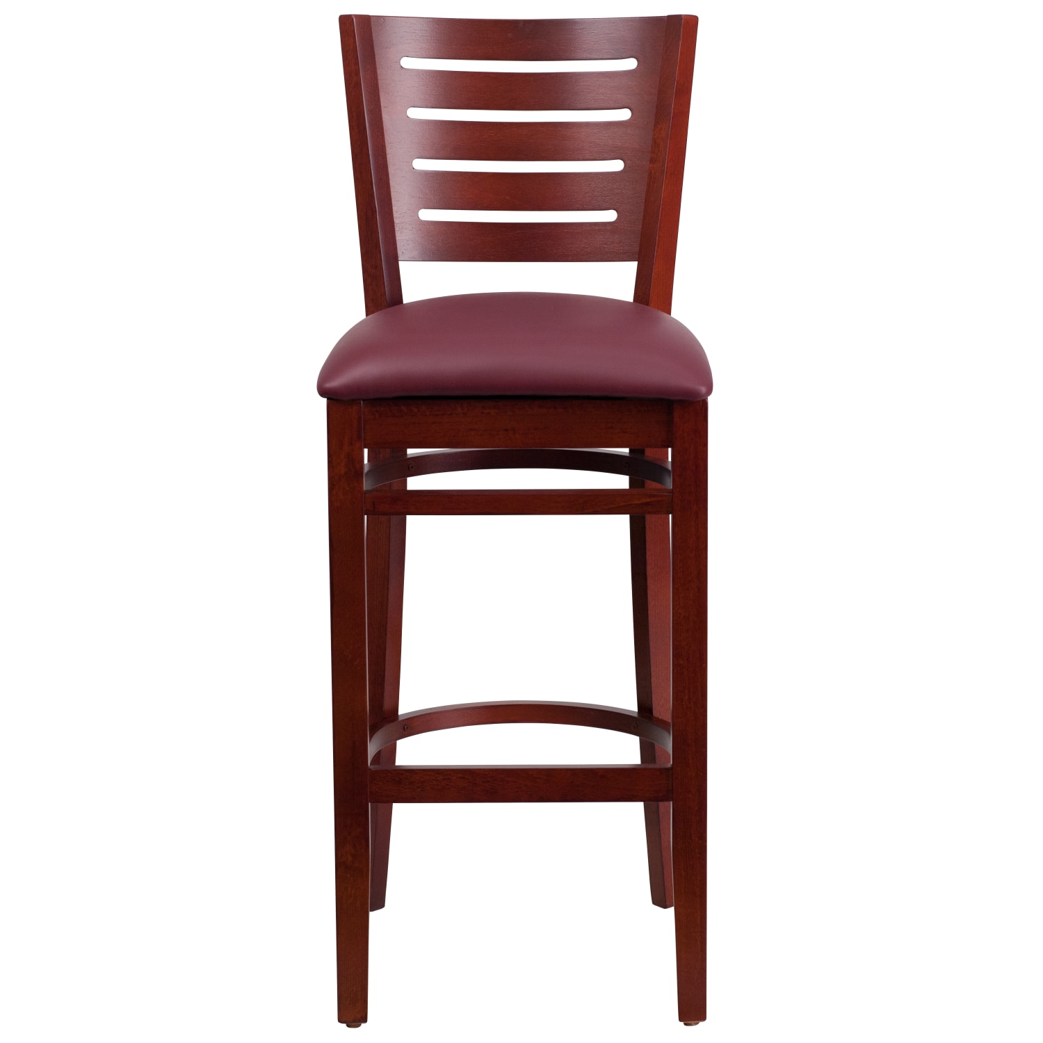 Flash Furniture Slat Back Restaurant Bar Stool BurgundyMahogany PopularChairscom Flash Furniture Slat Back Restaurant Bar Stool BurgundyMahogany PopularChairscom
