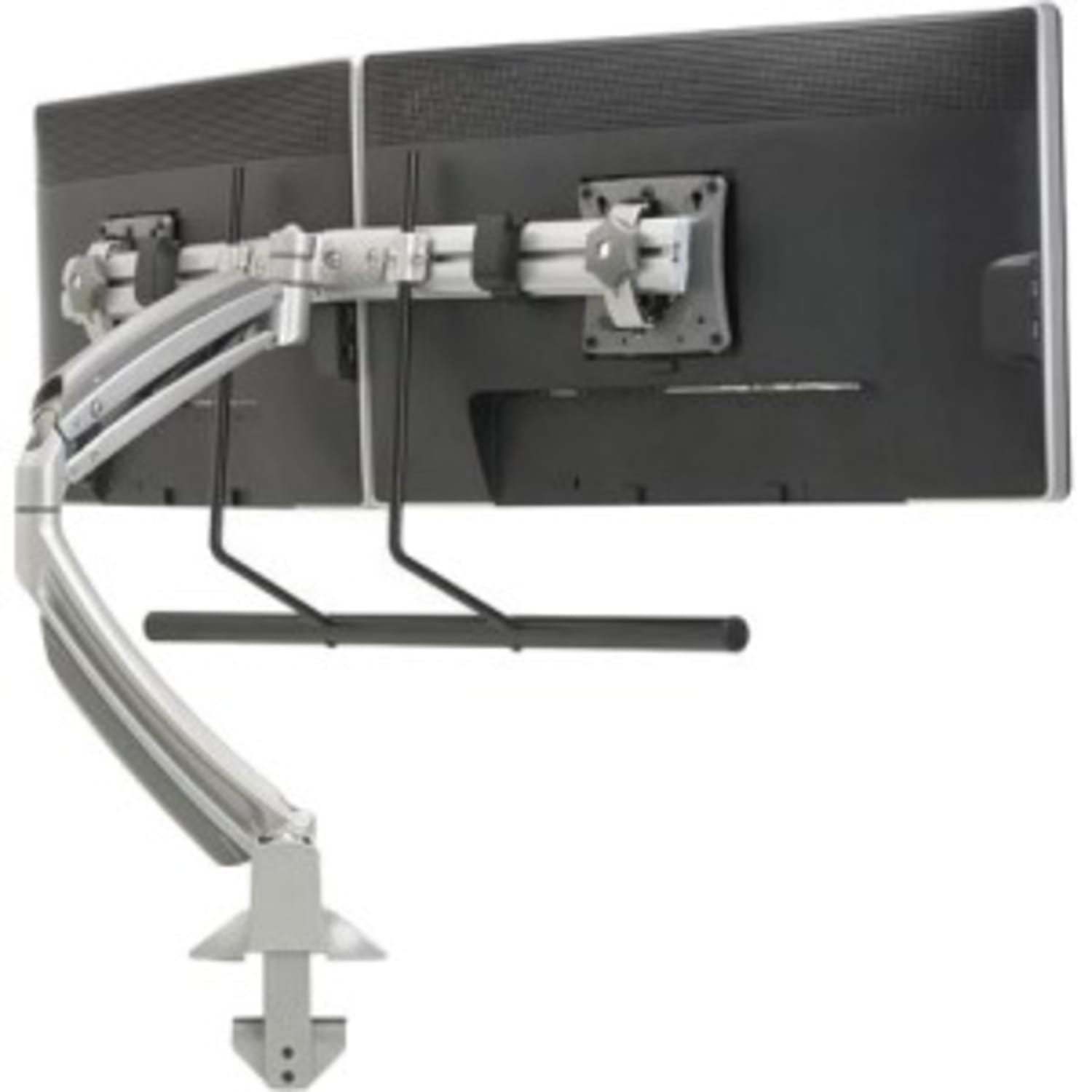 Chief KONTOUR K1D22HS Desk Mount for Flat Panel Display - Silver - Height Adjustable - 10in to 24in Screen Support - 18 lb Load Capacity - 75 x 75, 100 x 100 - VESA Mount Compatible - Aluminum - Image 3
