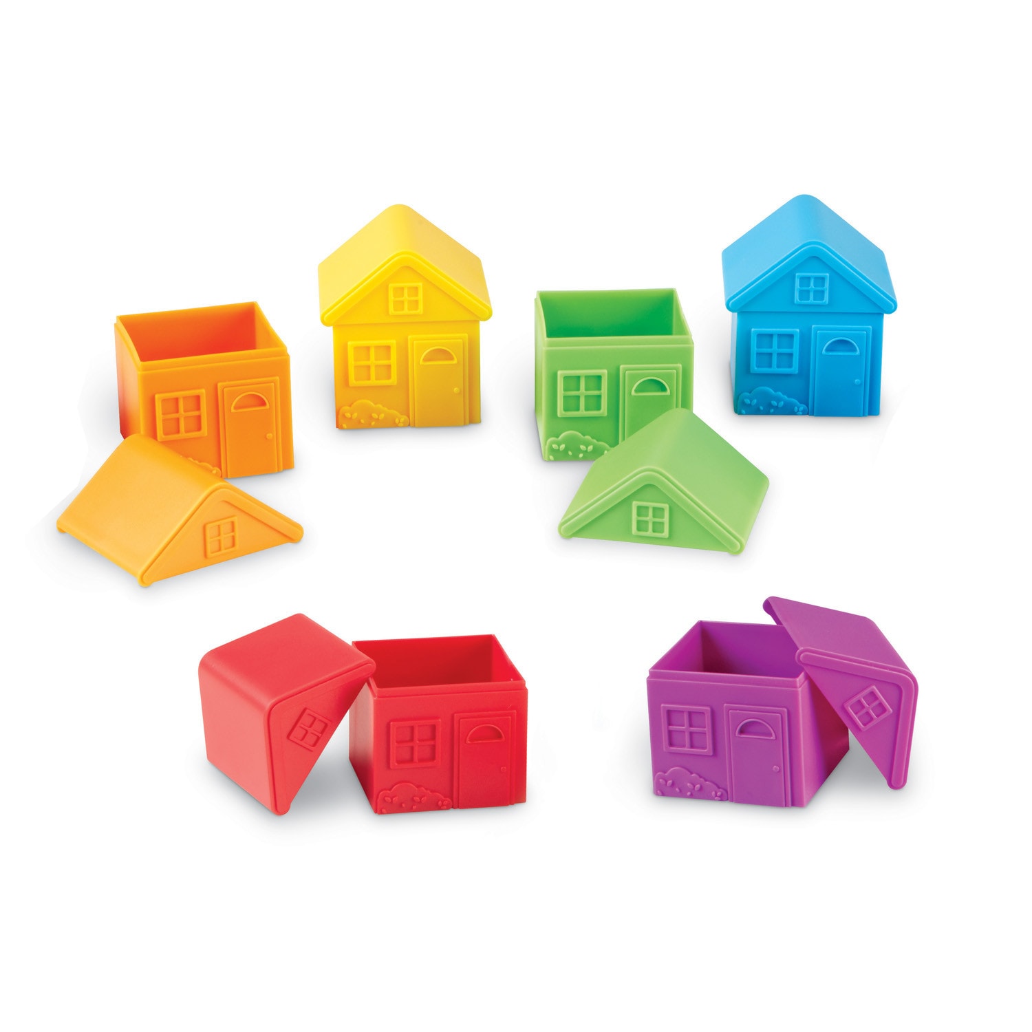 Learning Resources All About Me Sort & Match Houses, Set Of 6 - Image 3
