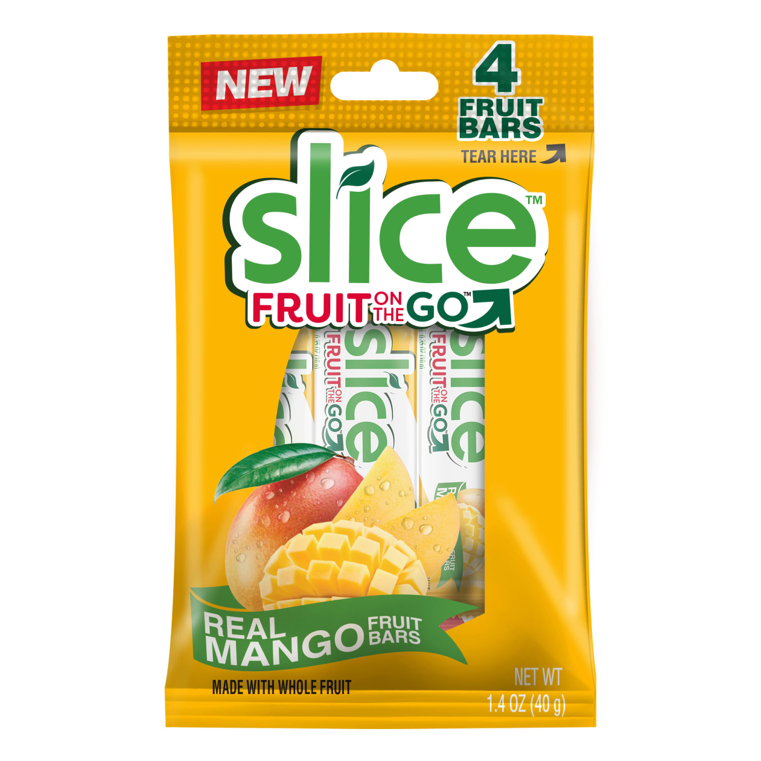 Slice Fruit On The Go Mango, 1.4 Oz, Box Of 12 Bars - Image 3