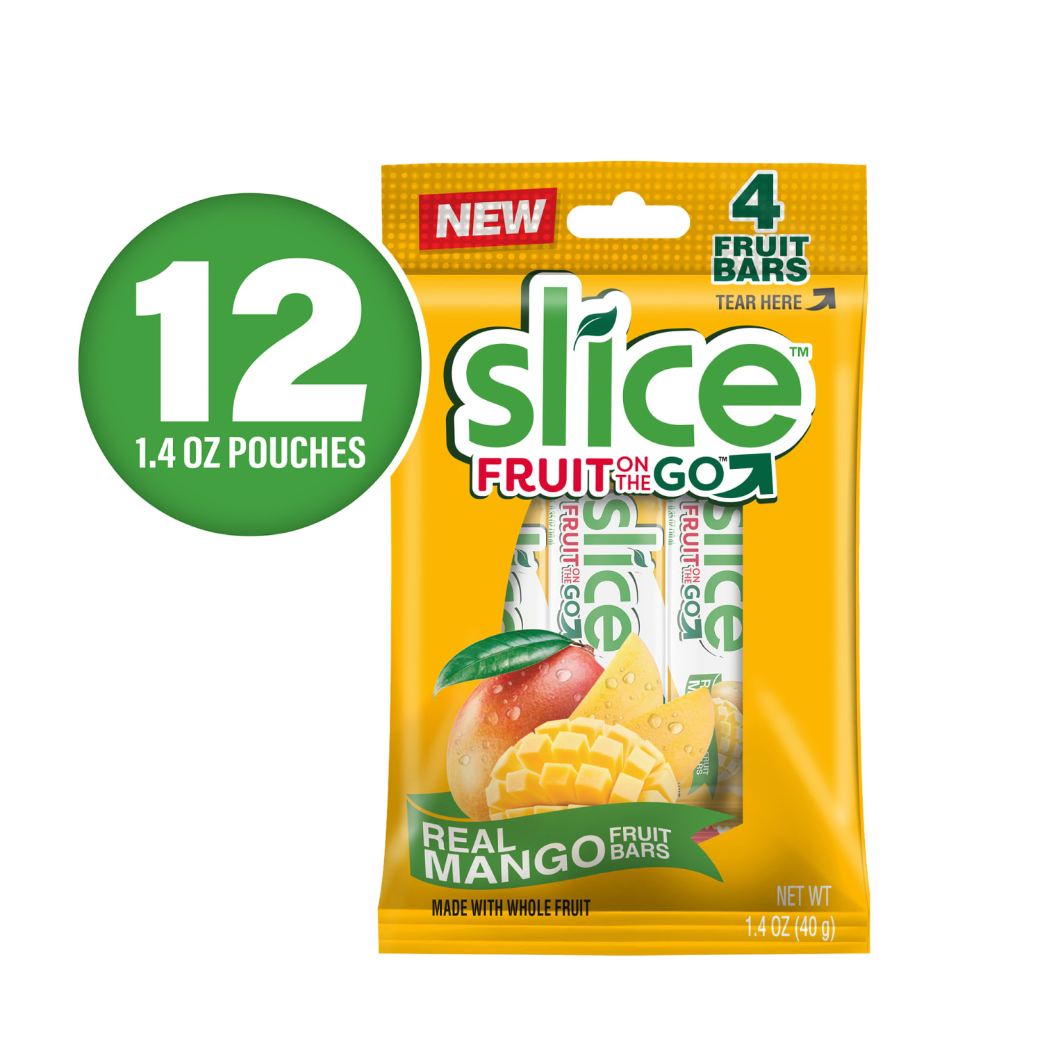 Slice Fruit On The Go Mango, 1.4 Oz, Box Of 12 Bars - Image 4