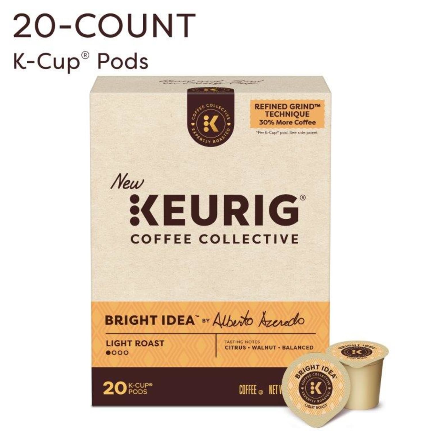 Keurig Coffee Collective Bright Idea Single-Serve K-Cup Pods, Light Roast Coffee, 20 Count - Image 3