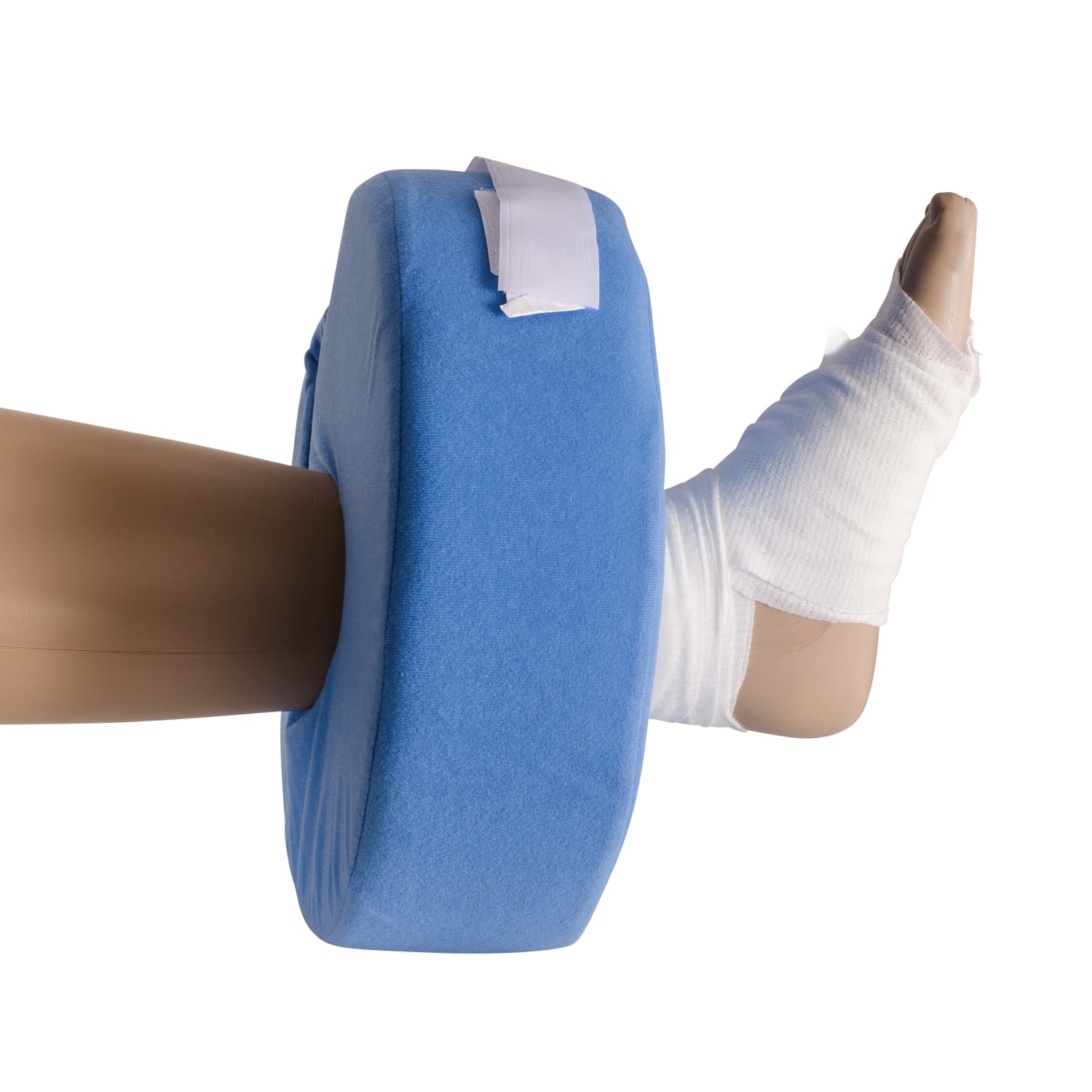 DMI Foot-Elevation Foam Cushion Pillow, 12inH x 12inW x 4inD, Blue - Image 3