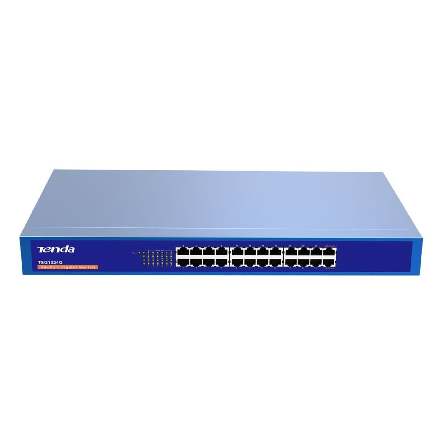 Tenda TEG1024G 24-Port Gigabit Ethernet Switch - 24 Ports - 10/100/1000Base-T - 2 Layer Supported - Twisted Pair - TEG1024G - Image 5