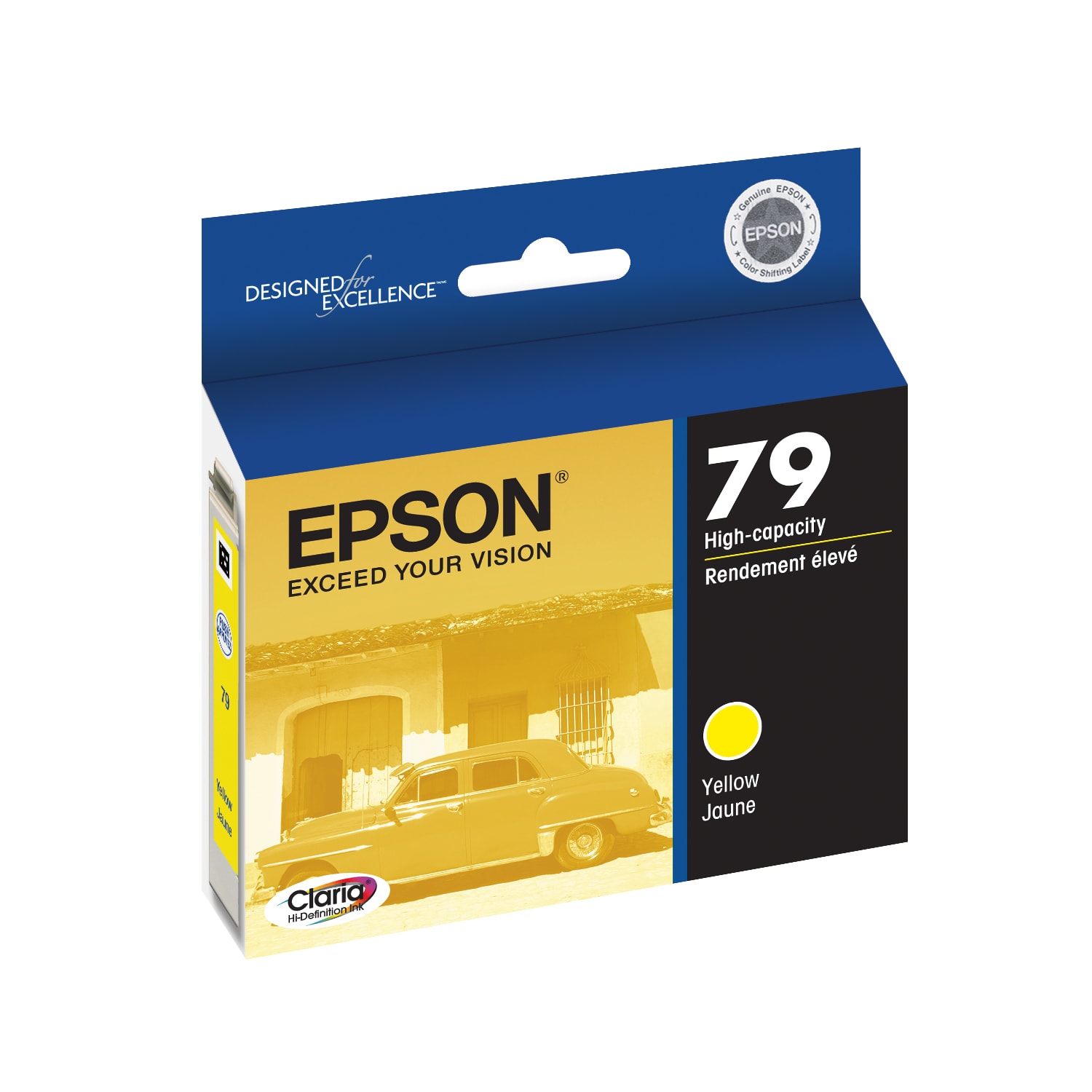 Epson 79 Claria Yellow High-Yield Ink Cartridge, T079420 - Image 3