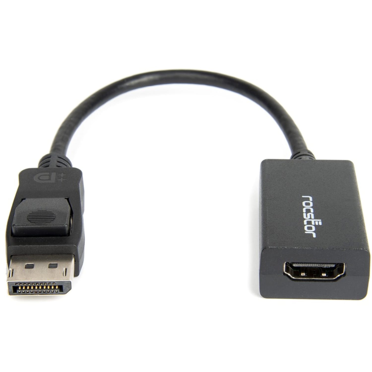 Rocstor DisplayPort (male) to HDMI (female) Adapter Converter - 1 Pack - 1 x 20-pin DisplayPort DisplayPort 1.1a Digital Audio/Video Male - 1 x 19-pin HDMI Digital Audio/Video Female - 1920 x 1200 Supported - Black - Image 4