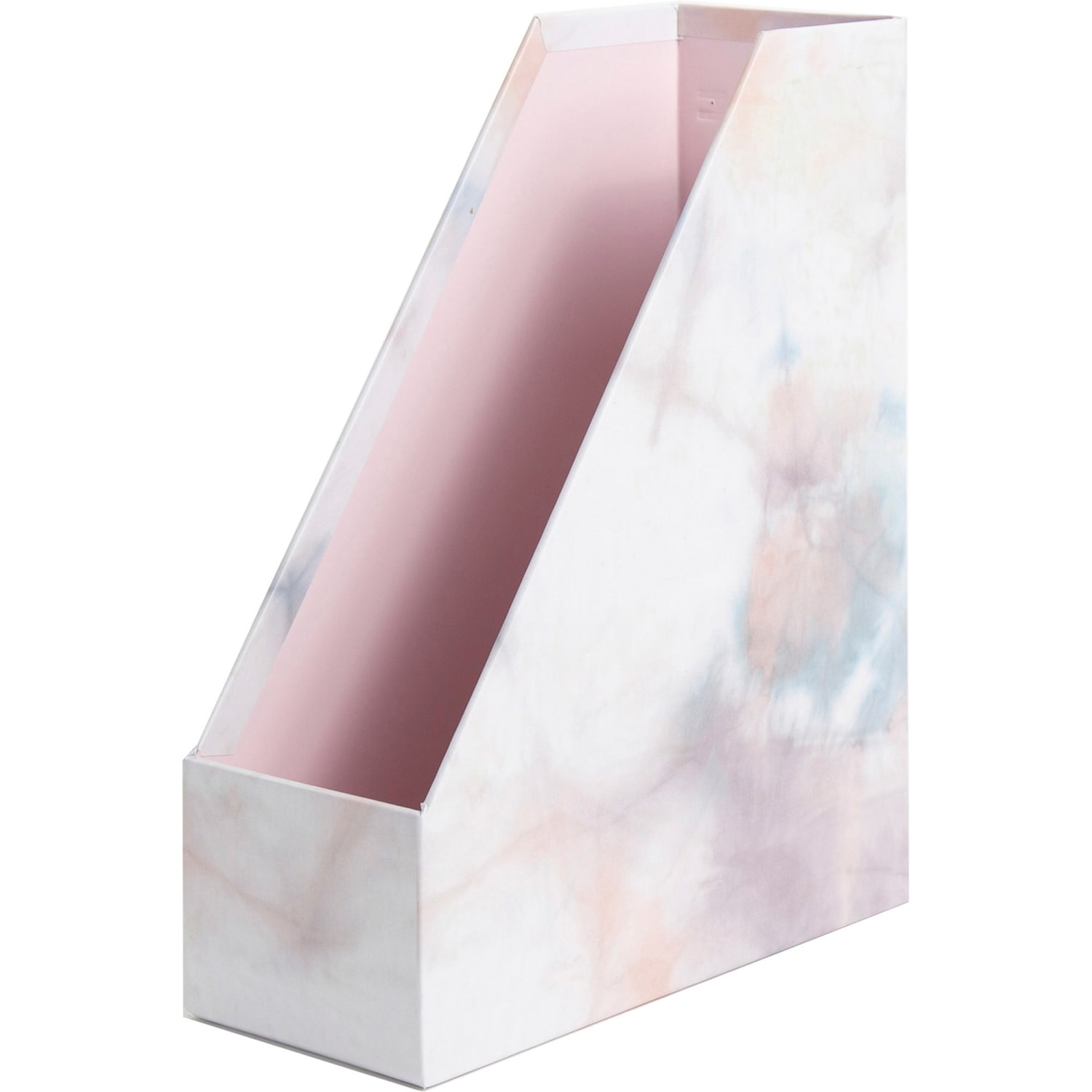 U Brands 4-Piece Desk Organization Kit, Tie Die/Pink - Image 4