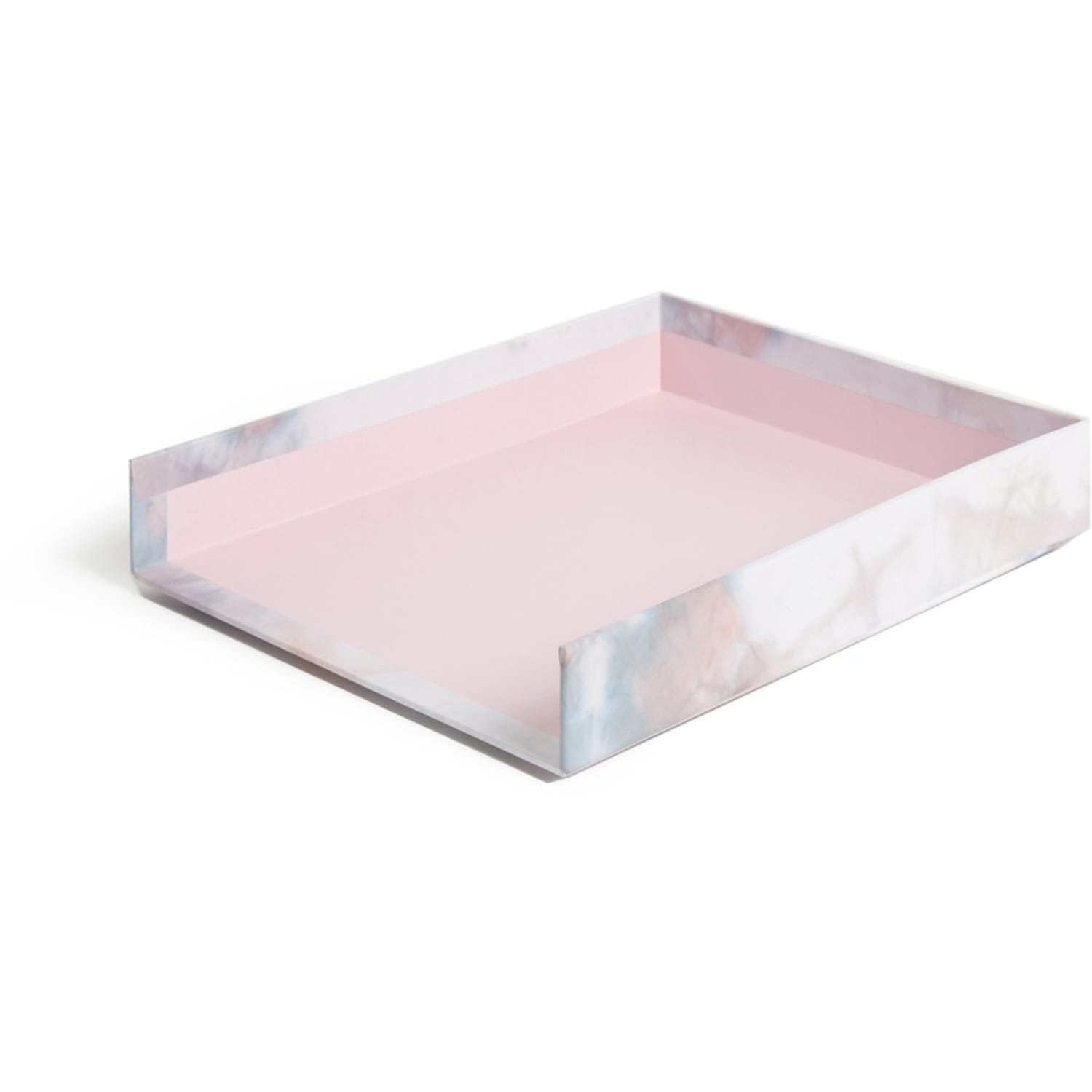 U Brands 4-Piece Desk Organization Kit, Tie Die/Pink - Image 6
