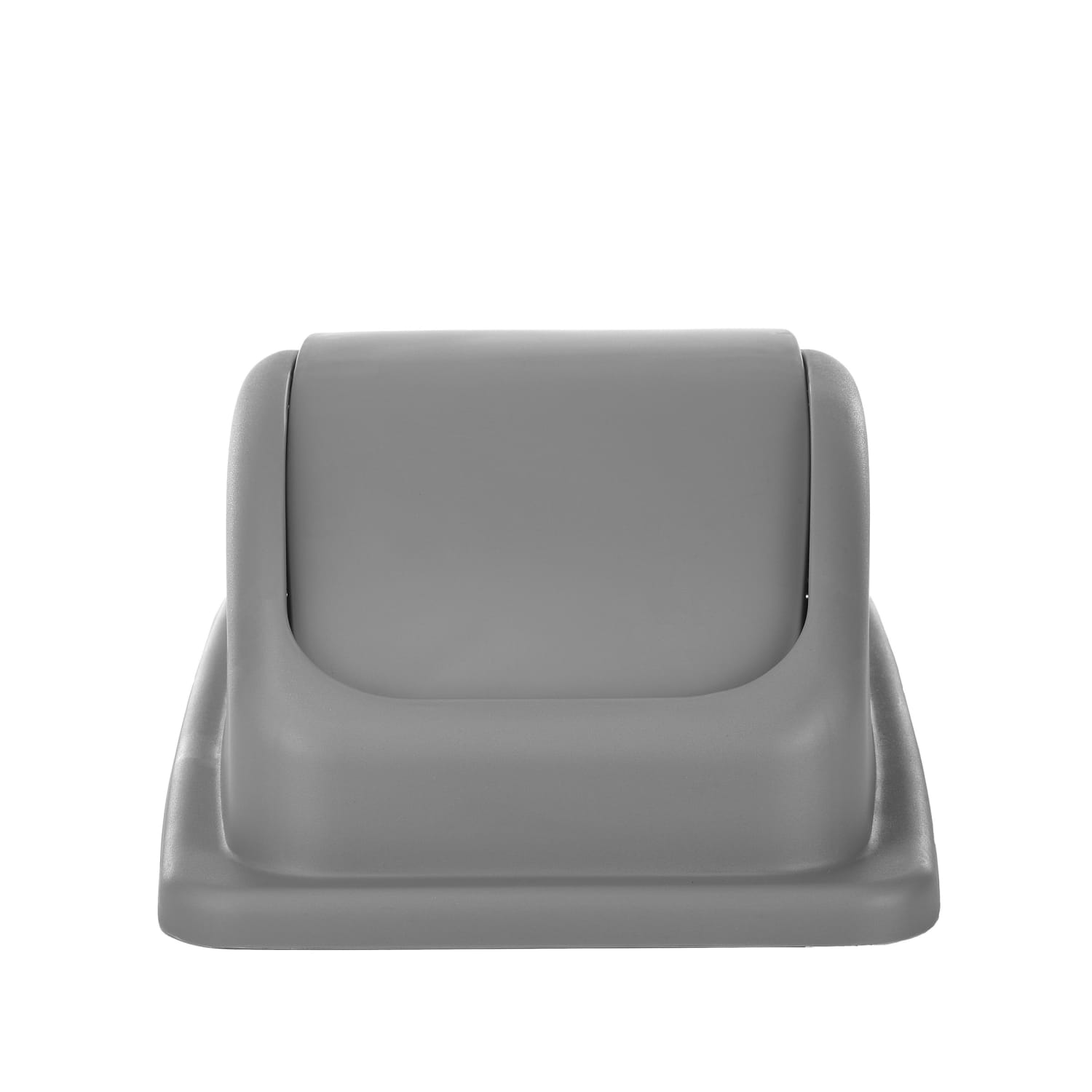 Alpine Slim Trash Can Swinging Dome Lids, 20in x 12in, Gray, Pack Of 3 Lids - Image 3
