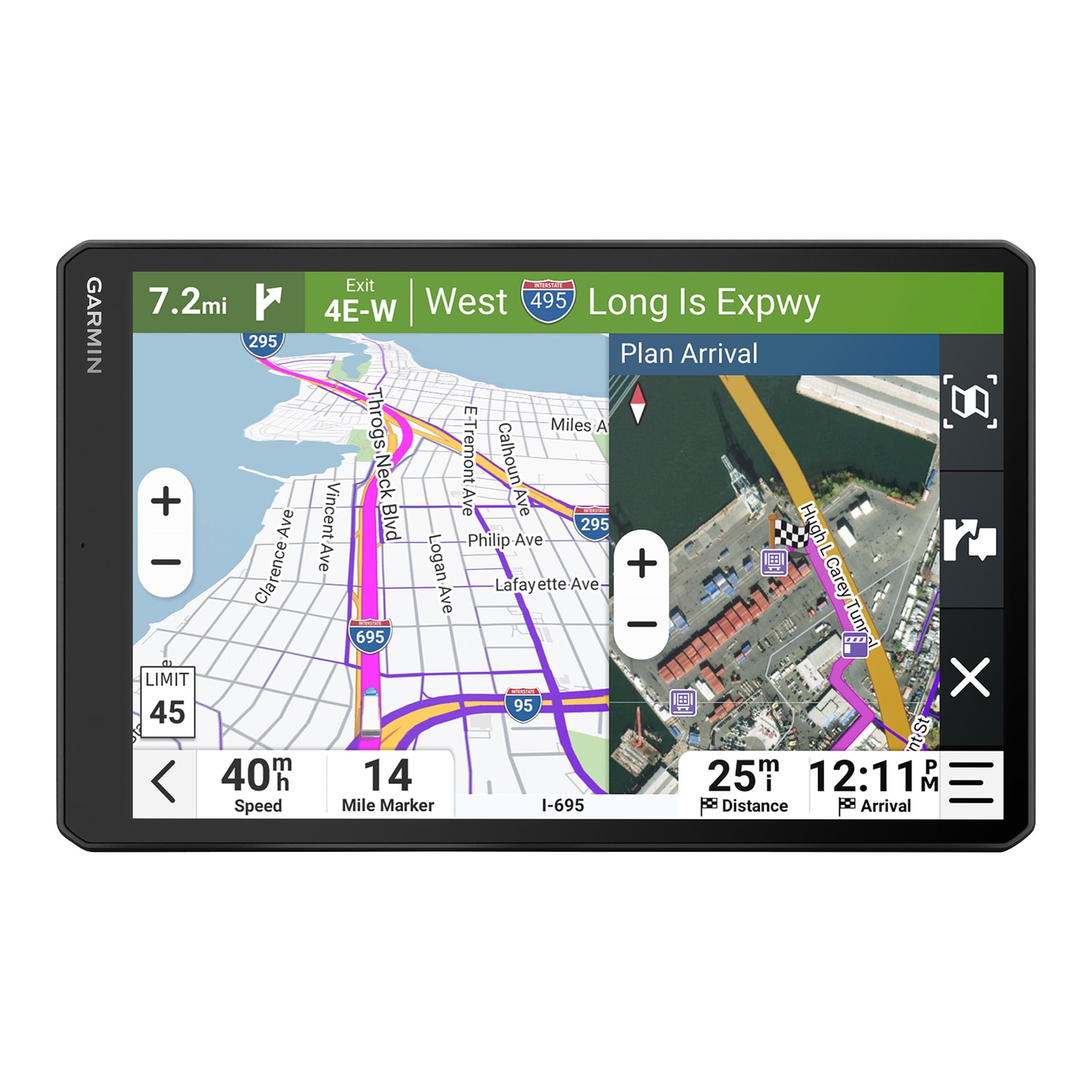 Garmin dezl OTR1020 GPS Truck Navigator With 10in Touchscreen Display