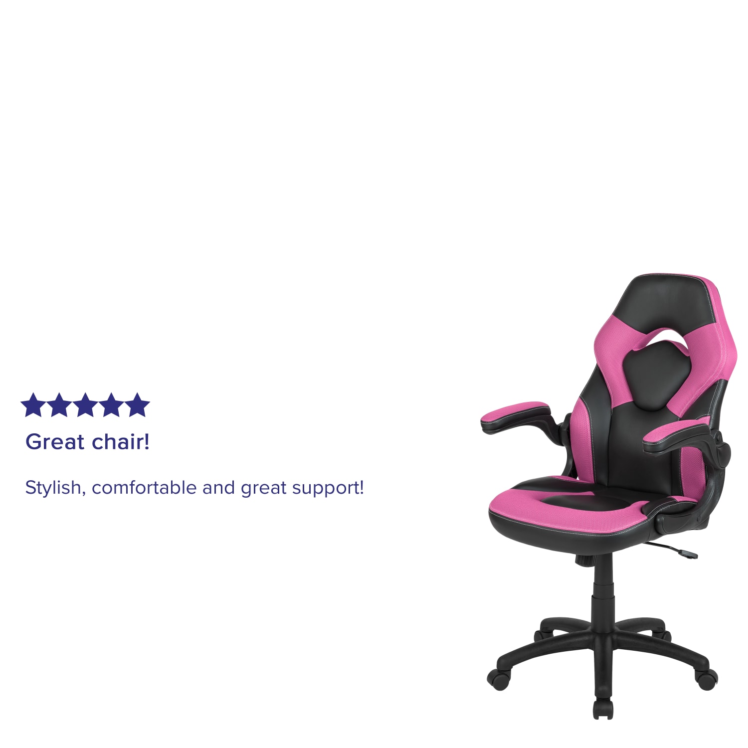 Flash Furniture X10 Ergonomic LeatherSoft Faux Leather HighBack Racing Gaming Chair With FlipUp Arms PinkBlack PopularChairscom Flash Furniture X10 Ergonomic LeatherSoft Faux Leather High Back Racing Gaming Chair With Flip Up Arms PinkBlack PopularChairscom