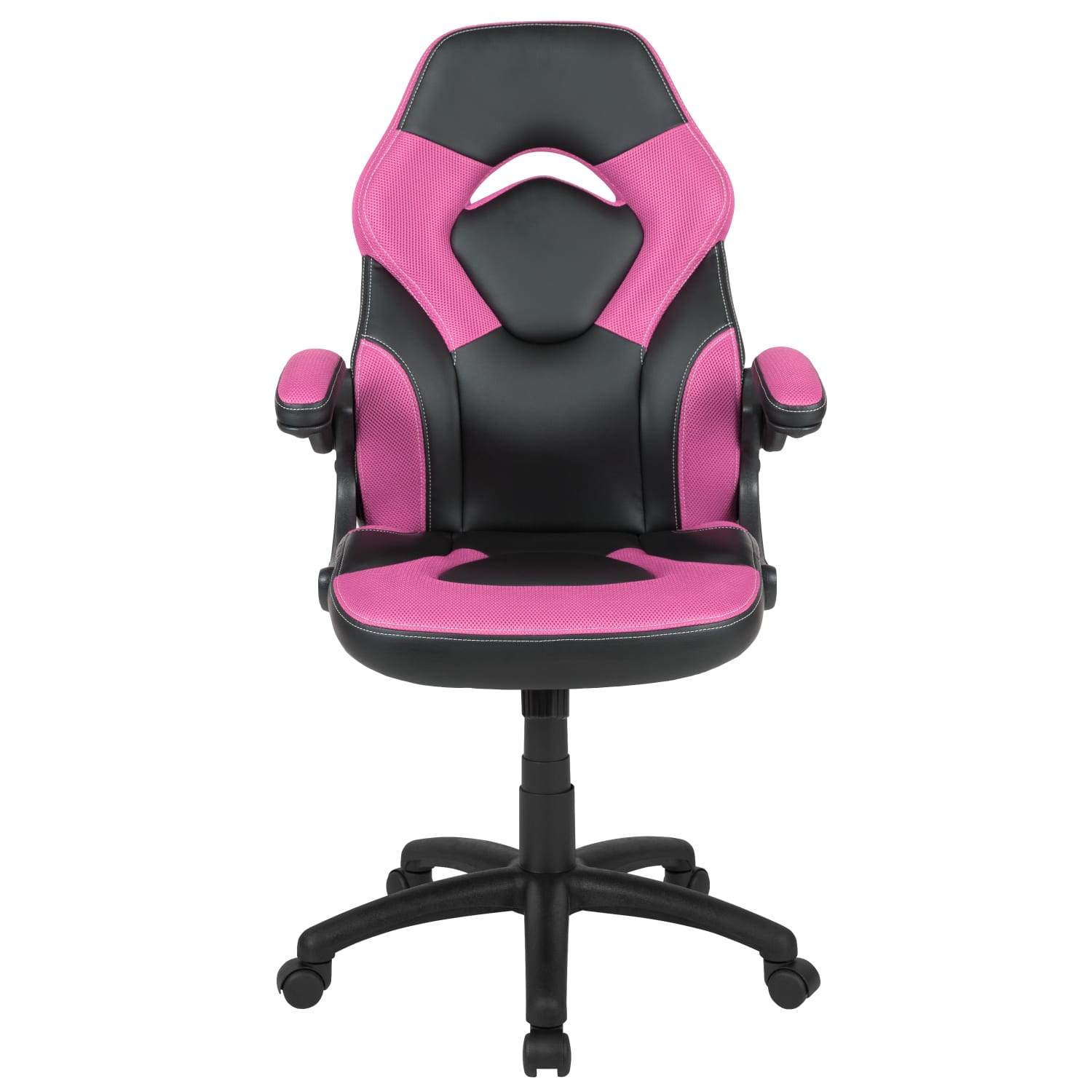 Flash Furniture X10 Ergonomic LeatherSoft Faux Leather HighBack Racing Gaming Chair With FlipUp Arms PinkBlack PopularChairscom Flash Furniture X10 Ergonomic LeatherSoft Faux Leather High Back Racing Gaming Chair With Flip Up Arms PinkBlack PopularChairscom