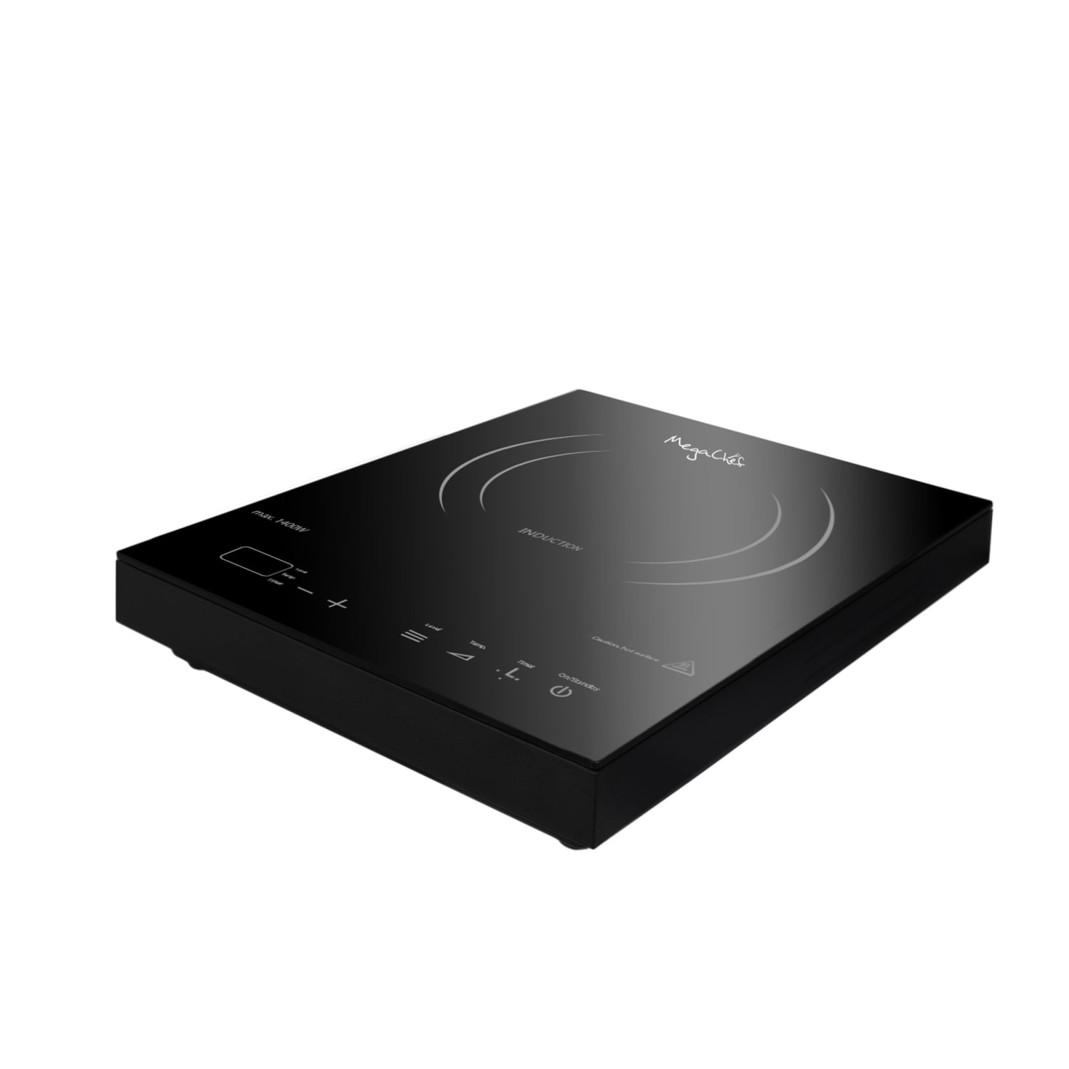 MegaChef Portable Single Induction Counter-Top Cook Top, Black - Image 3