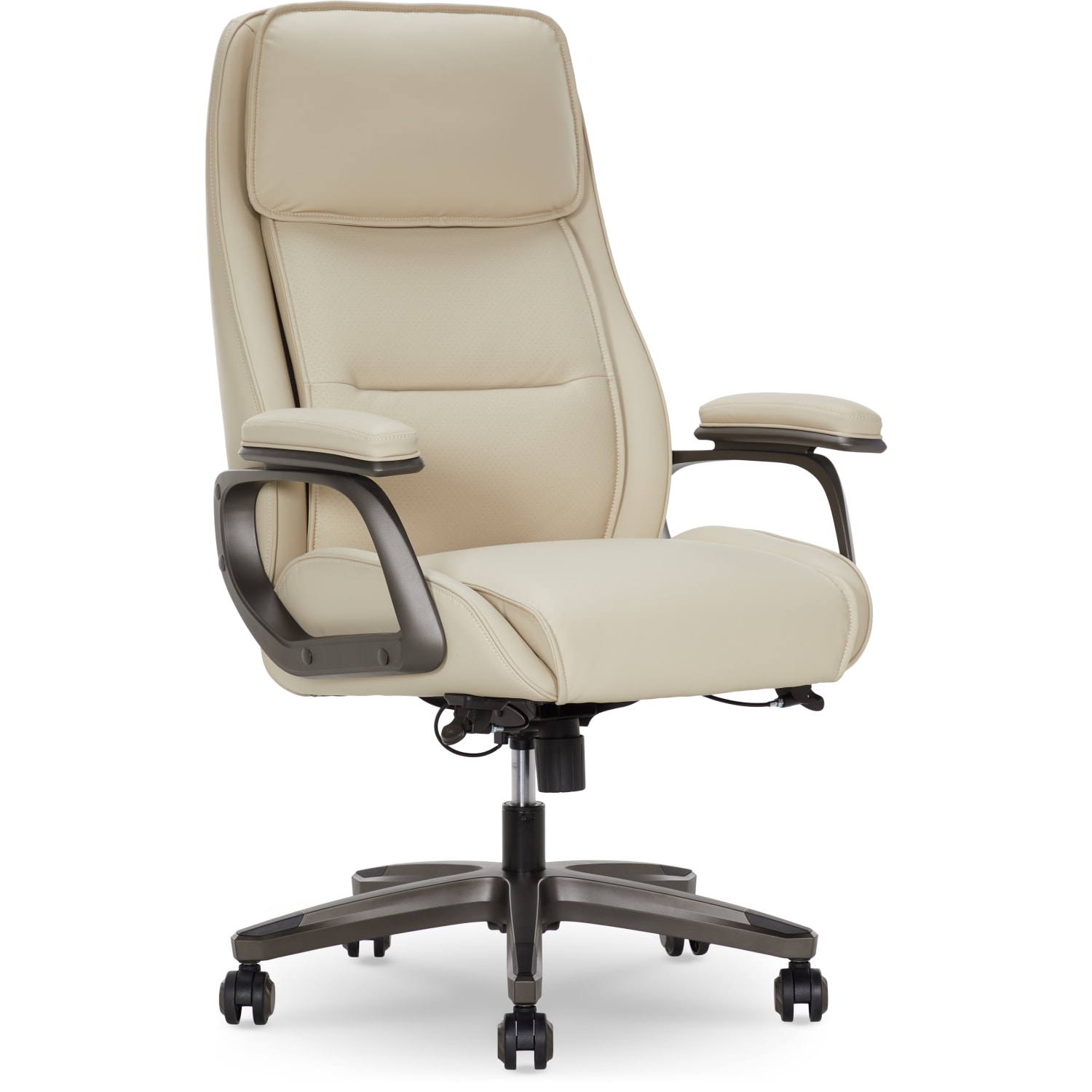 Serta® SmartLayers™ Mosby Ergonomic Vegan Leather High-Back Executive Office Chair, Cream - Image 12